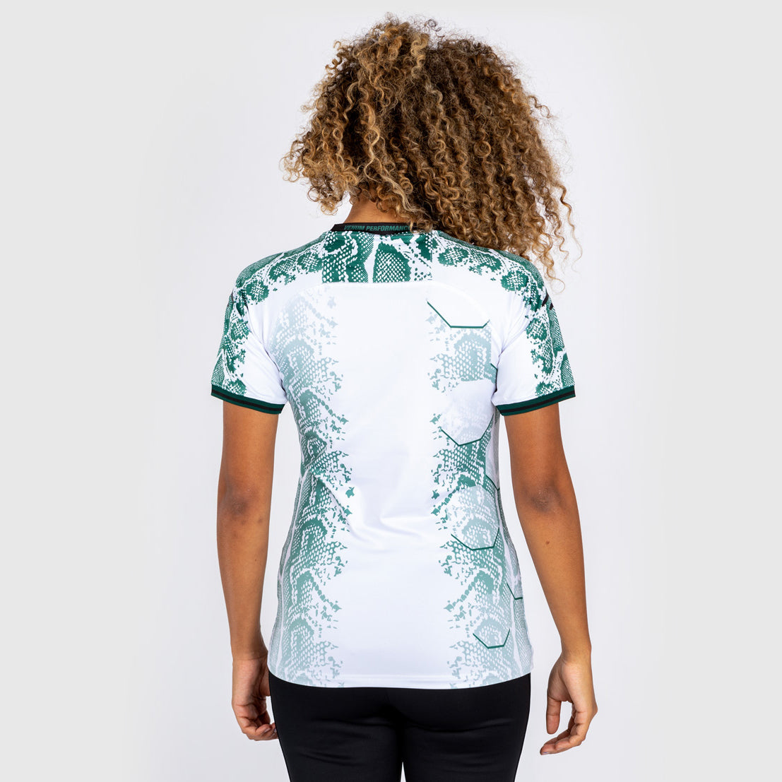 UFC Adrenaline by Venum Authentic Fight Night Damen Walkout Trikot - Emerald Edition - Weiß/Grün