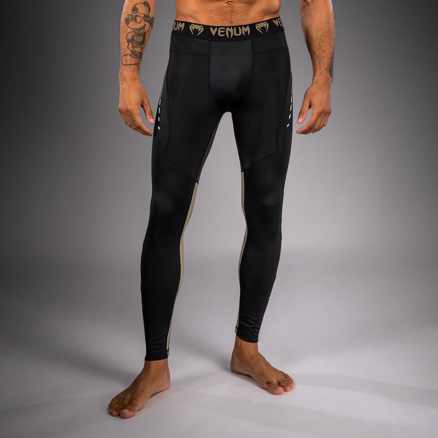 Venum Adrenaline Spats – Schwarz/Sand