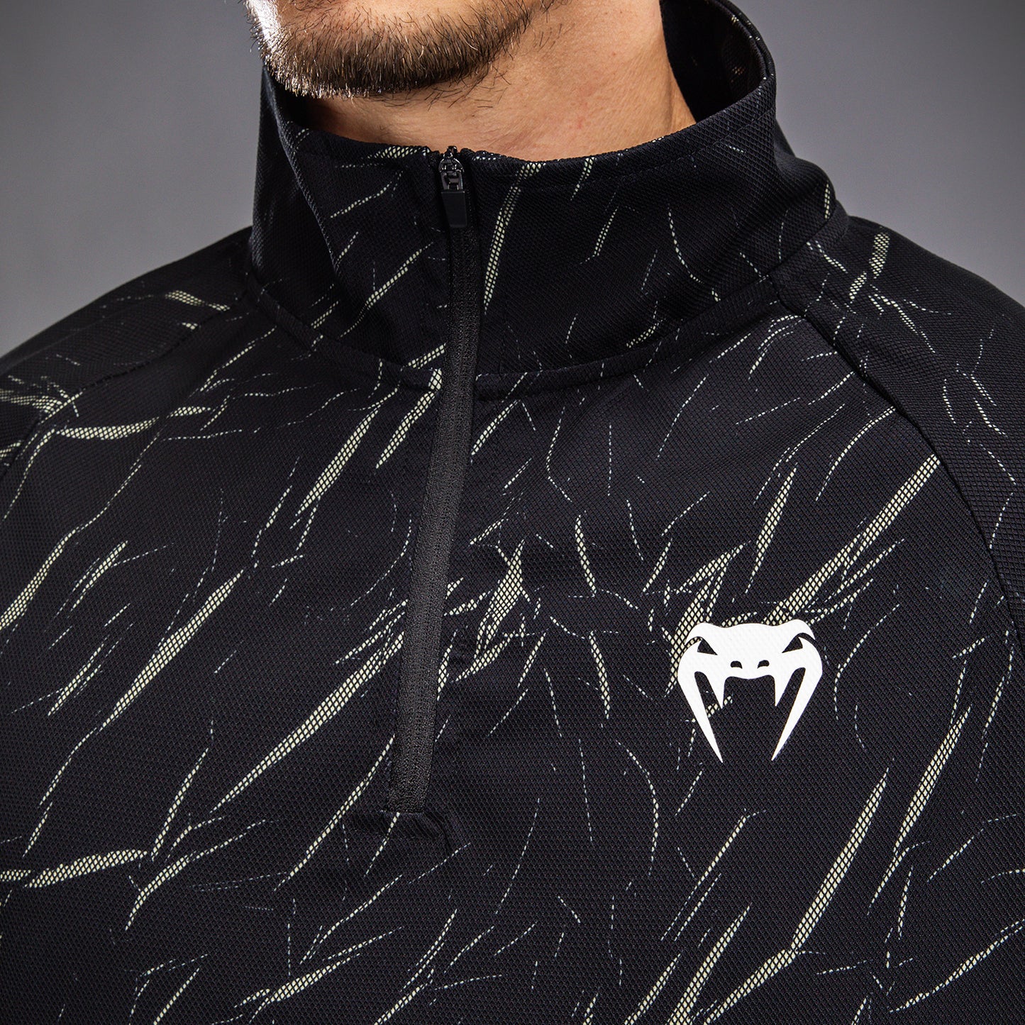 Venum Trooper Herren Trainingsanzug Jacke - Schwarz/Sandstein