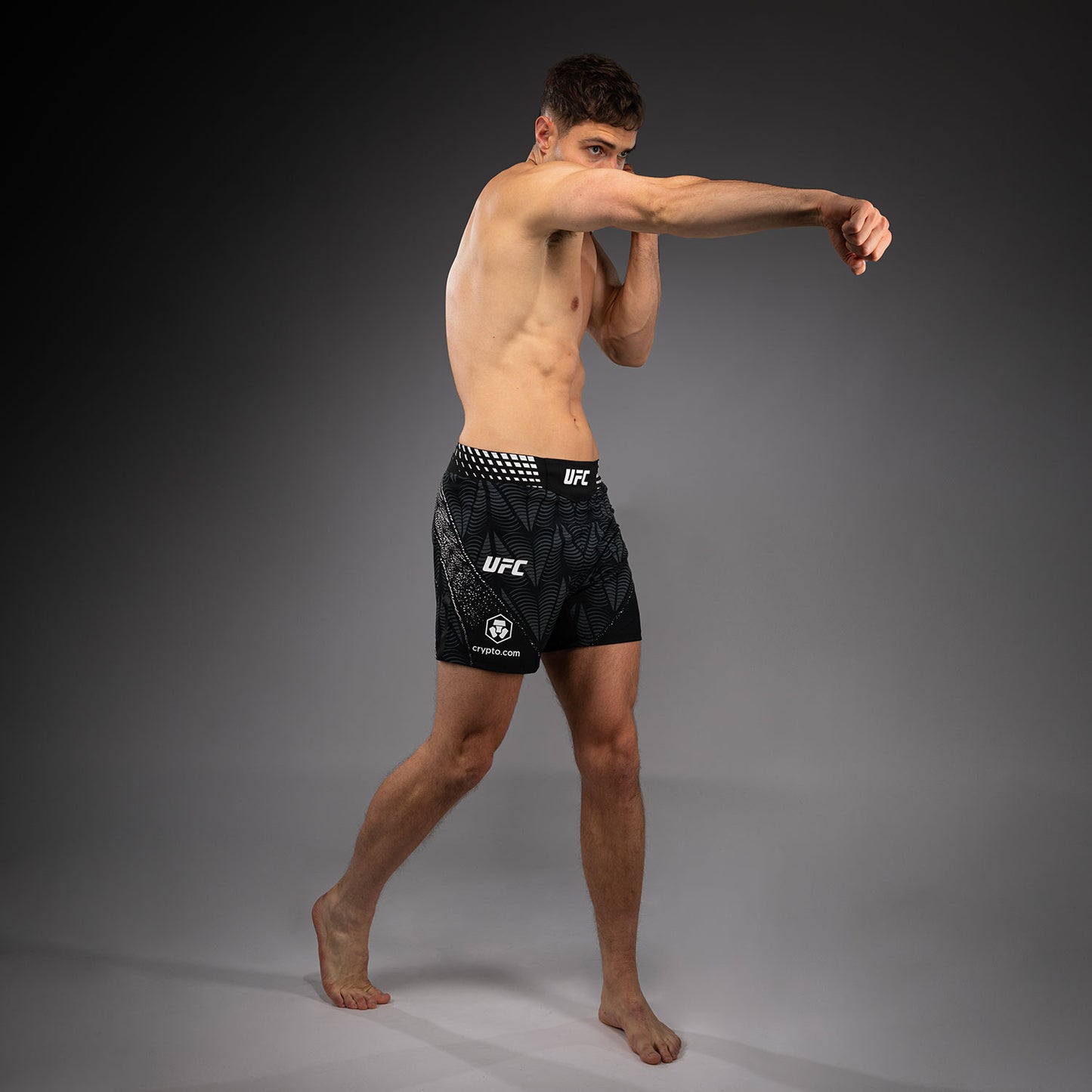 UFC Zenith by Venum Authentic Fight Night Kurze Passform Fight Short Herren Personalisiert - Schwarz