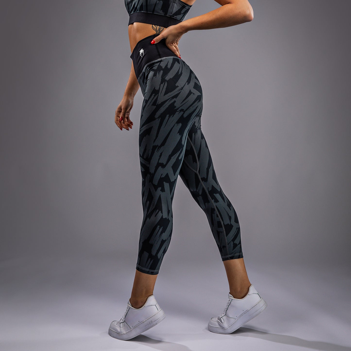Venum Graffiti Frauen 7/8 Leggings - Urban Kohle