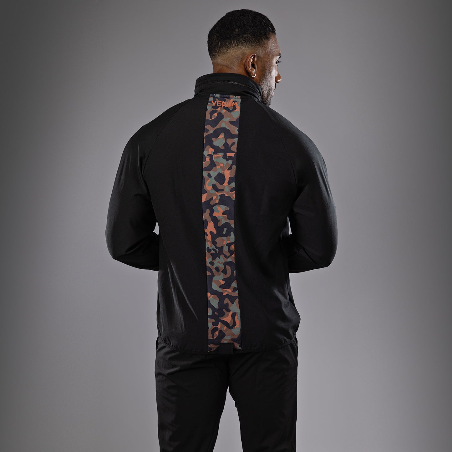 Venum Jungle Ops  Herren-Trainingsjacke - Schwarz/Canyon Camo