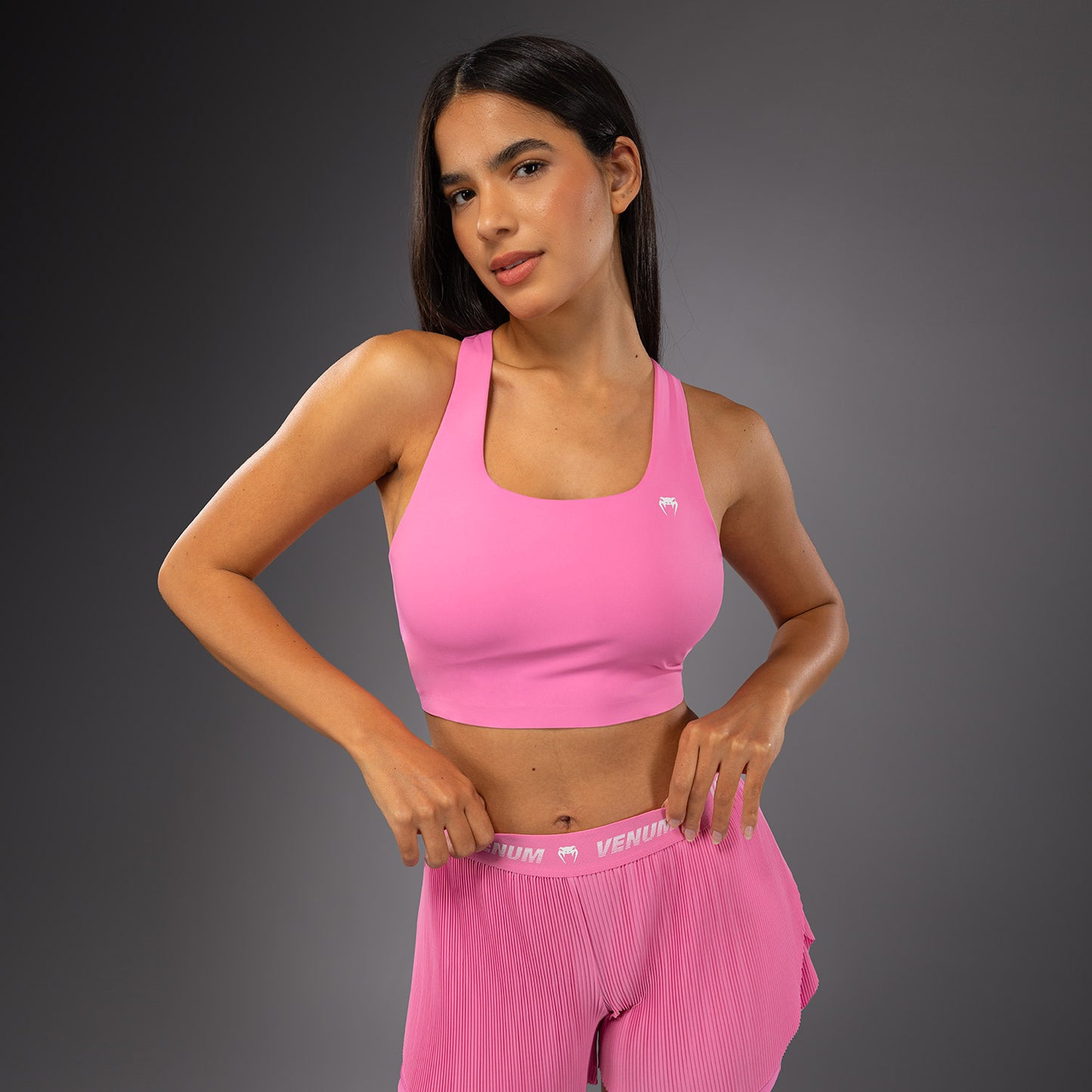 Venum Essential X Women's Sport-BH – Candy Pink