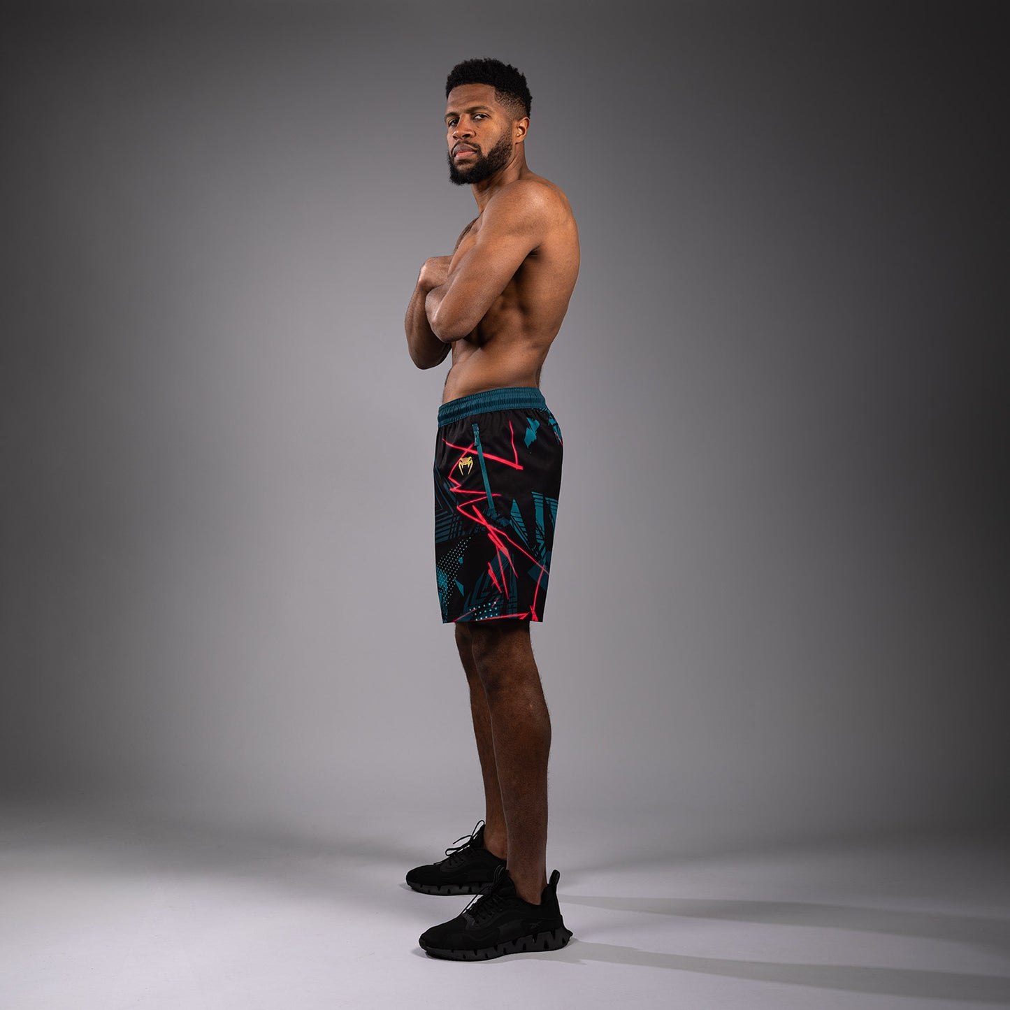 UFC Fusion By Venum Miami Edition Fight Week Performance Shorts für Männer - Schwarze
