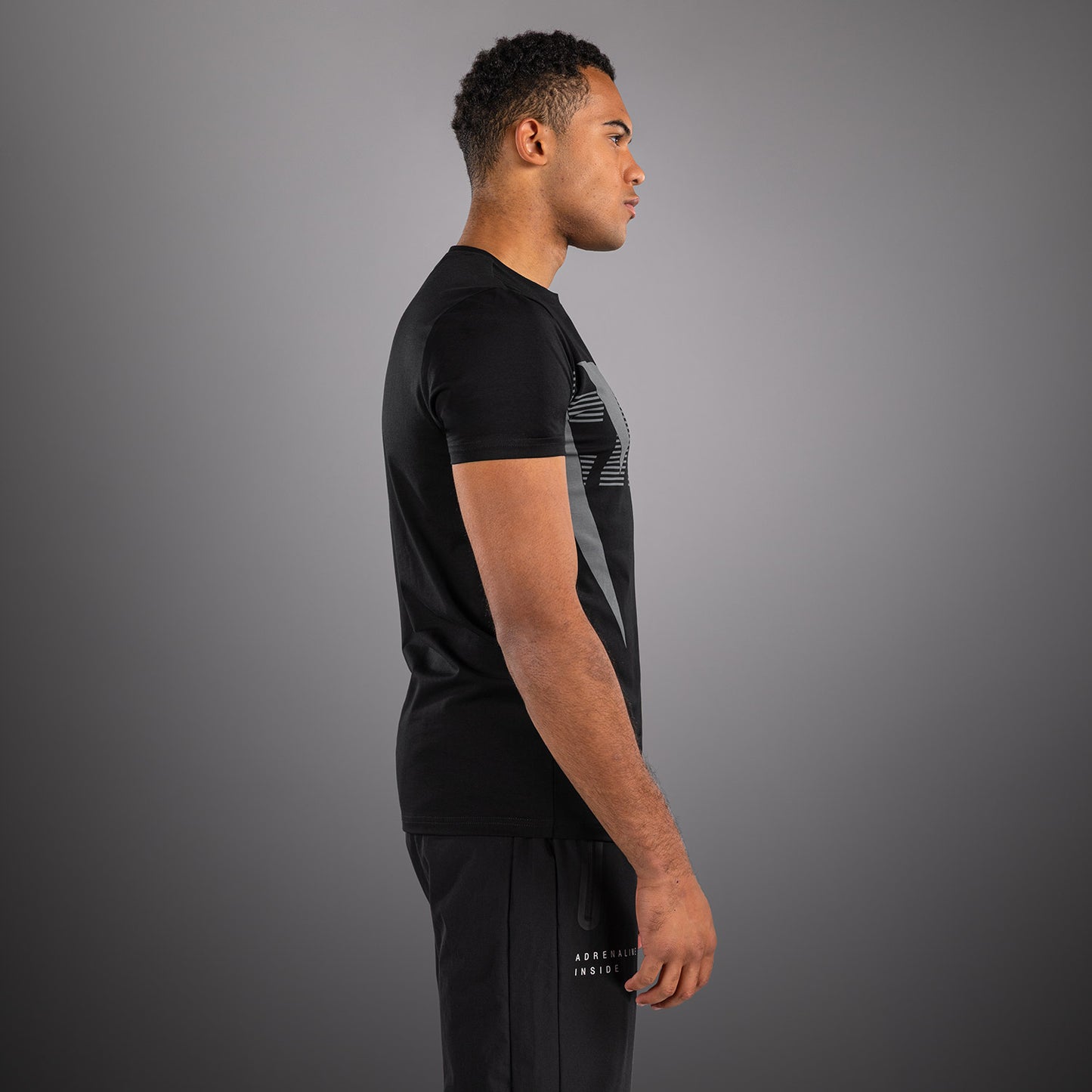 Venum Adrenaline T-shirt – Schwarz/Silbergrau