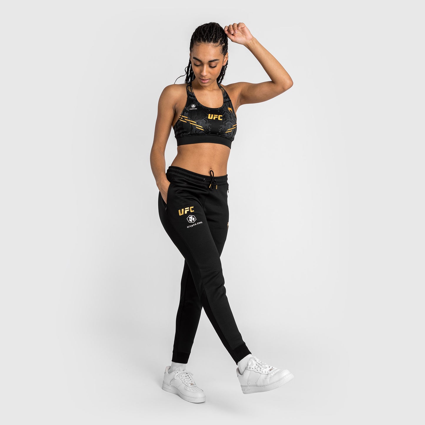UFC Adrenaline by Venum Authentic Fight Night Walkout-Hose für Frauen Women’s Walkout Pant  - Champion