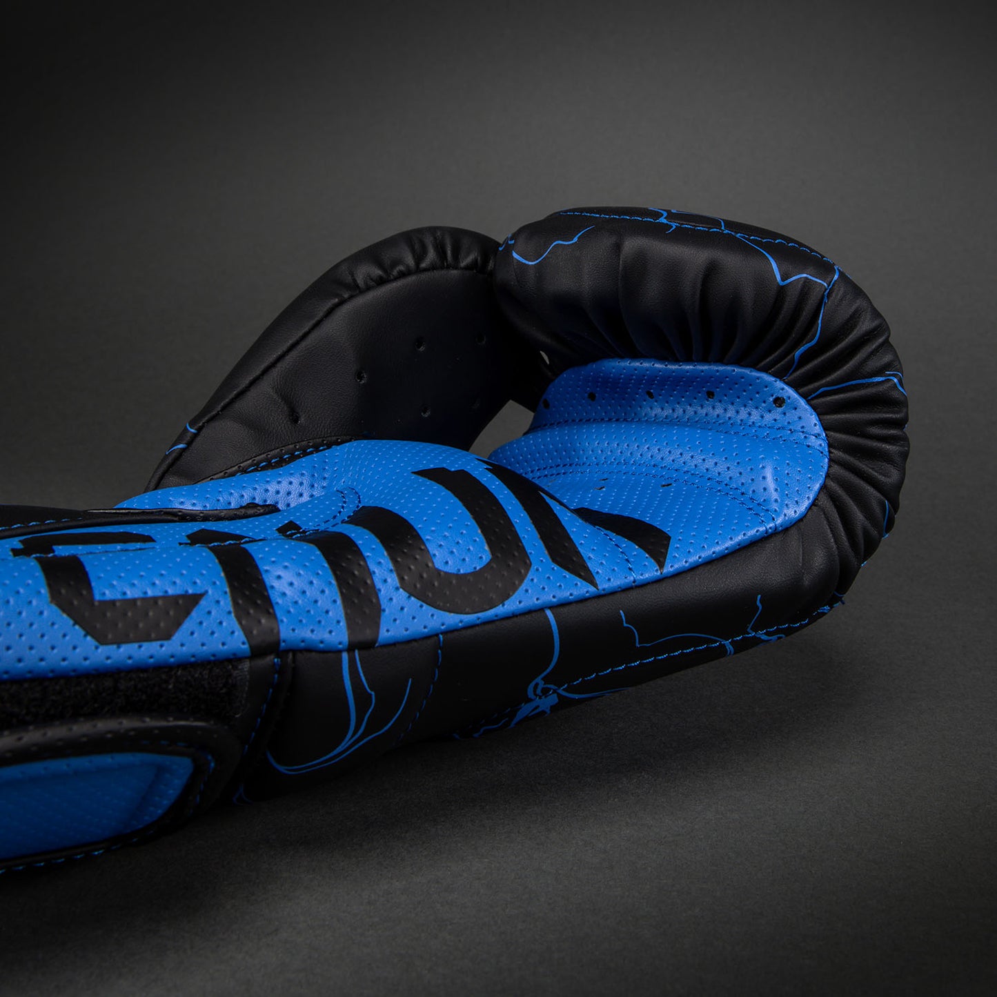 Venum Thunder Dragon Boxhandschuhe – Schwarz/Königsblau