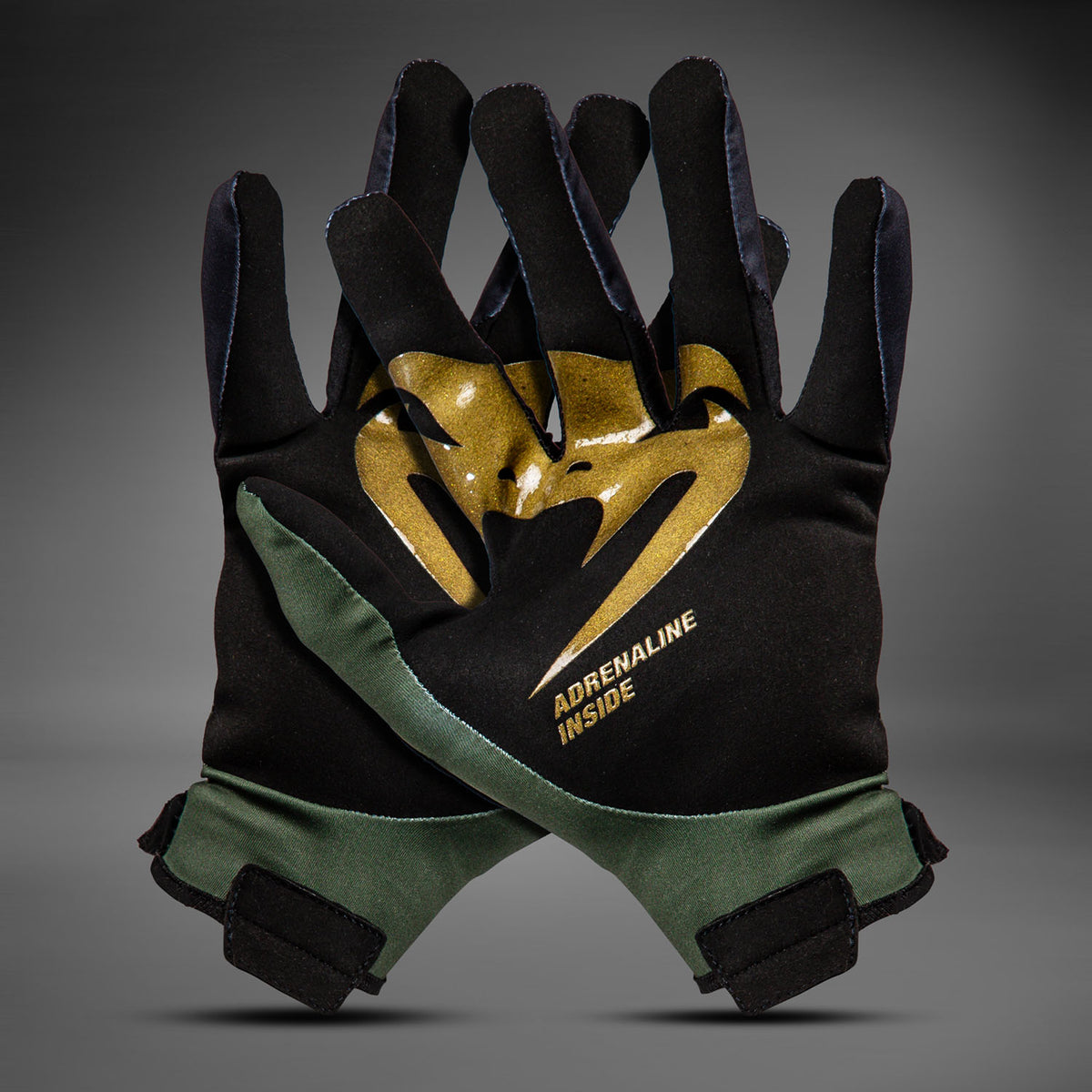 Venum MX Summer Motorsports-Handschuhe - Schwarz/Grün/Gold