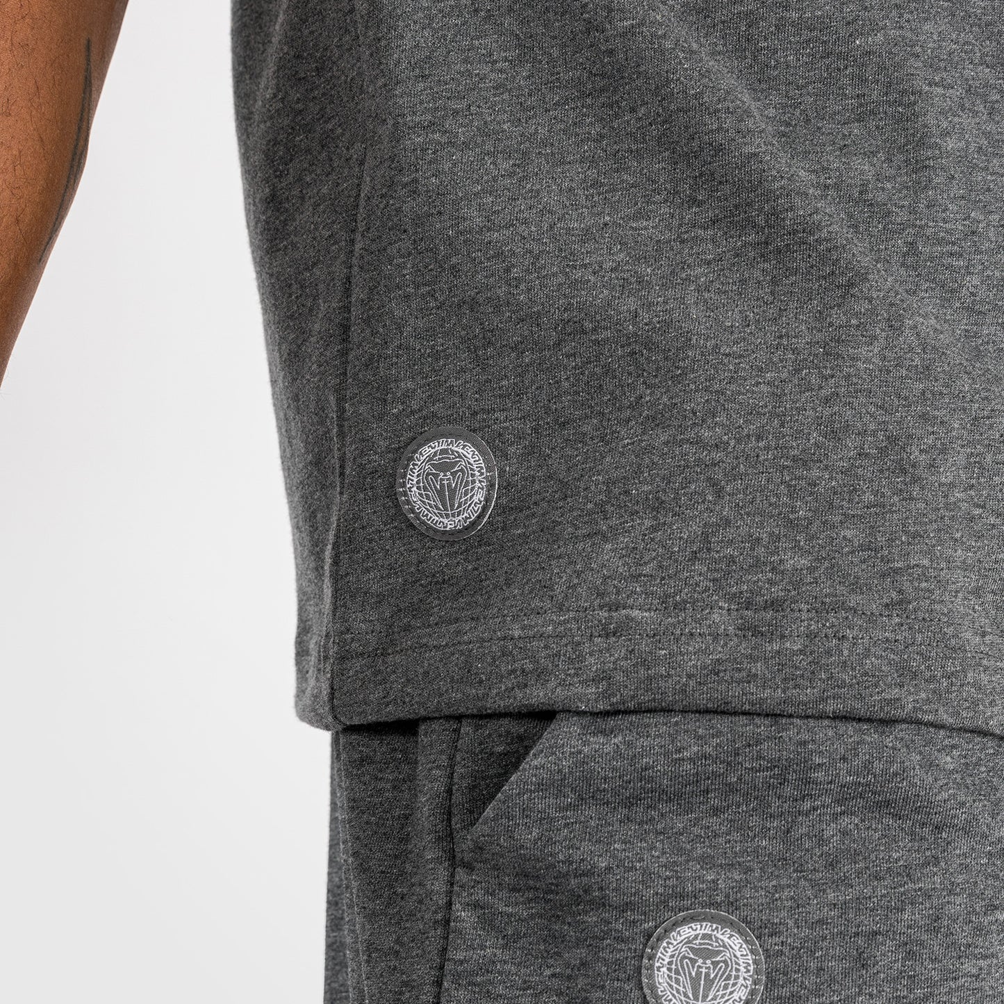 Venum Vortex XL Herren T-Shirt - Dunkelgrau Meliert