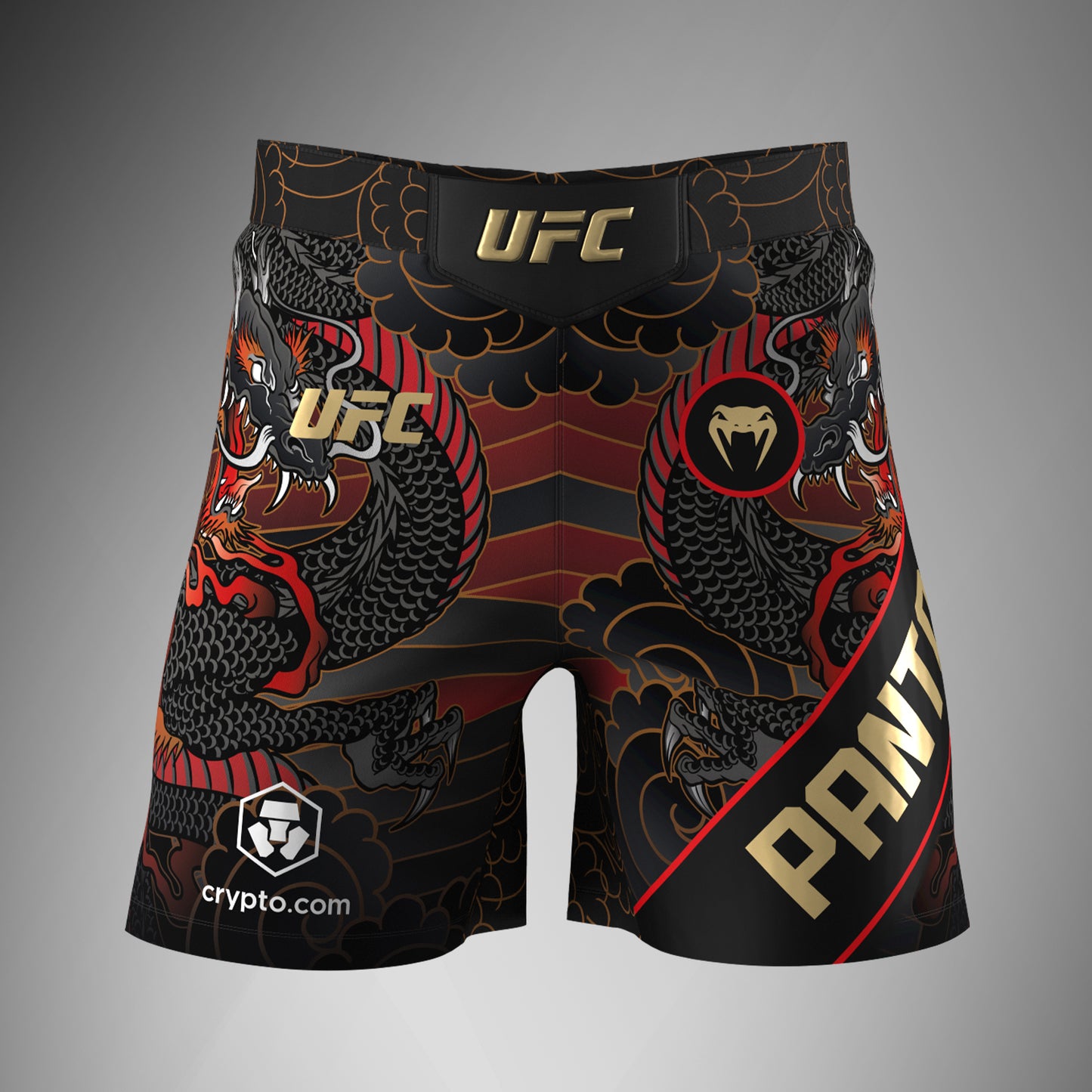UFC Unrivaled by Venum Männer Alexandre Pantoja Short fit Kampfhosen - rot