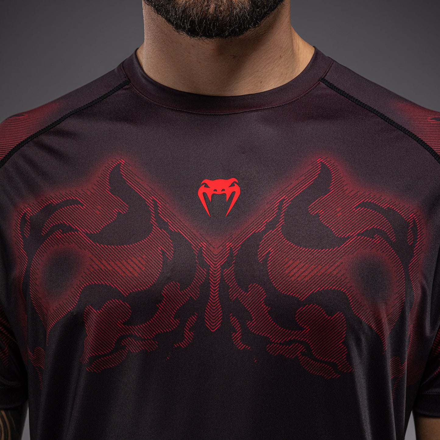 Venum Spectre Dry Tech T-Shirt – Schwarz/Rot