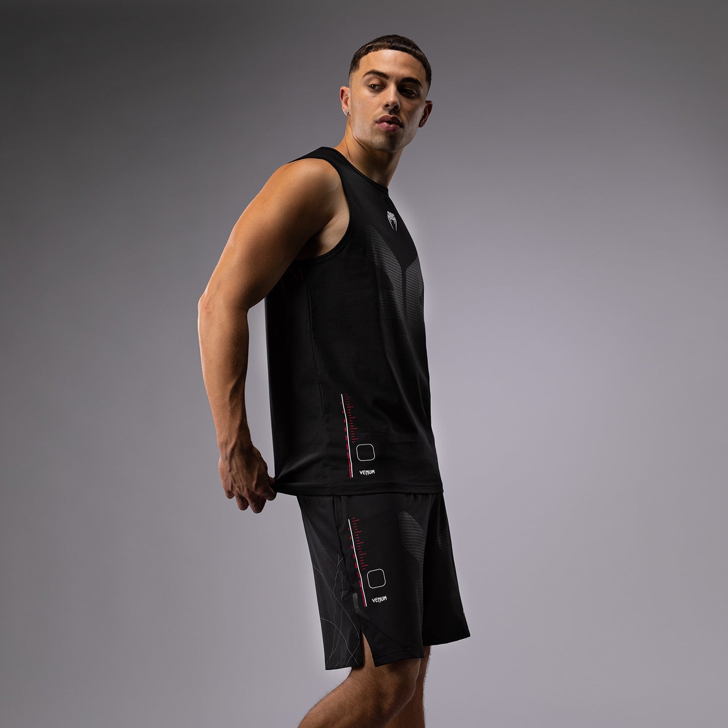 Venum Tactical XT Tank Top - Schwarz/Feuerrot