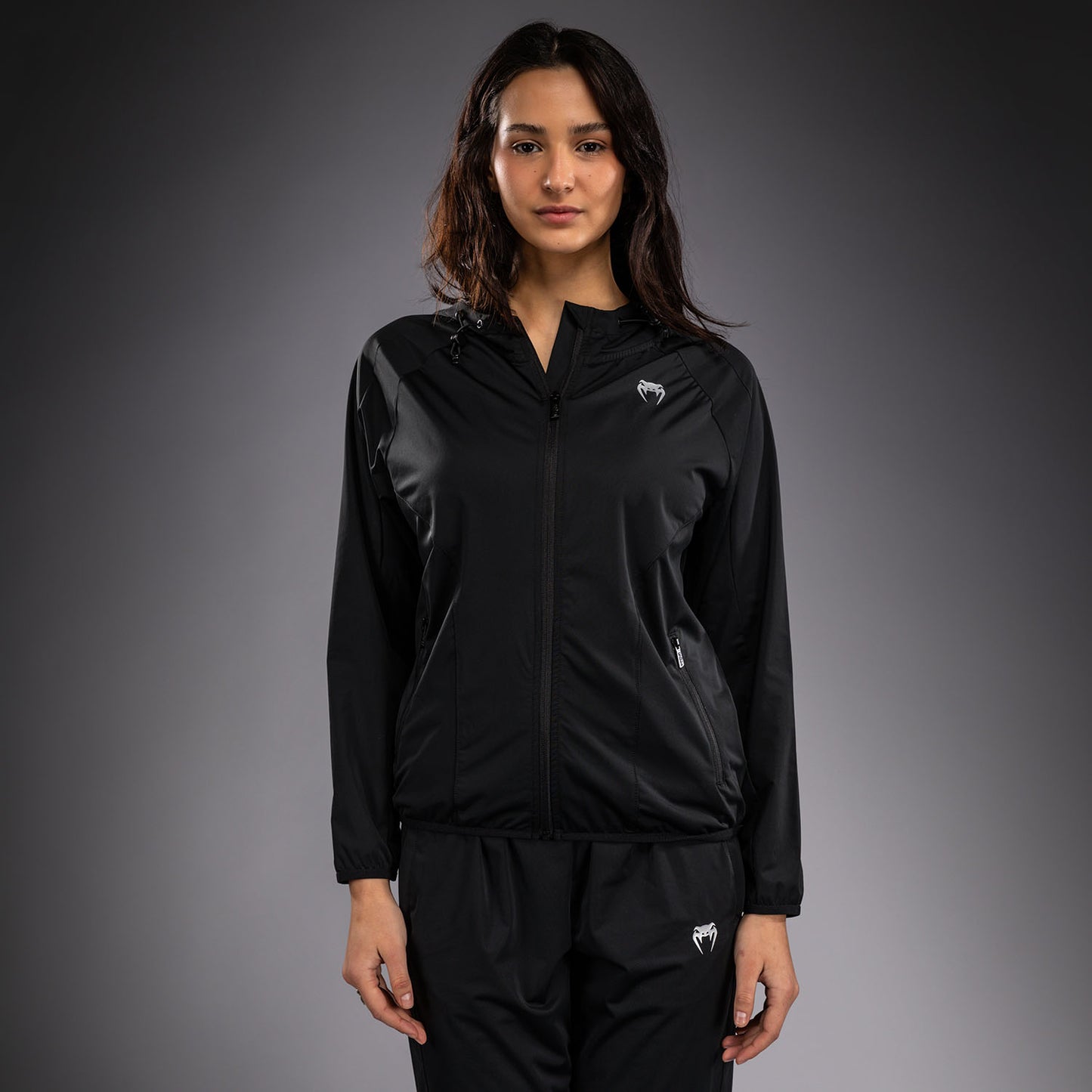 Venum Contender Aero Trainingsjacke für Damen – Schwarz