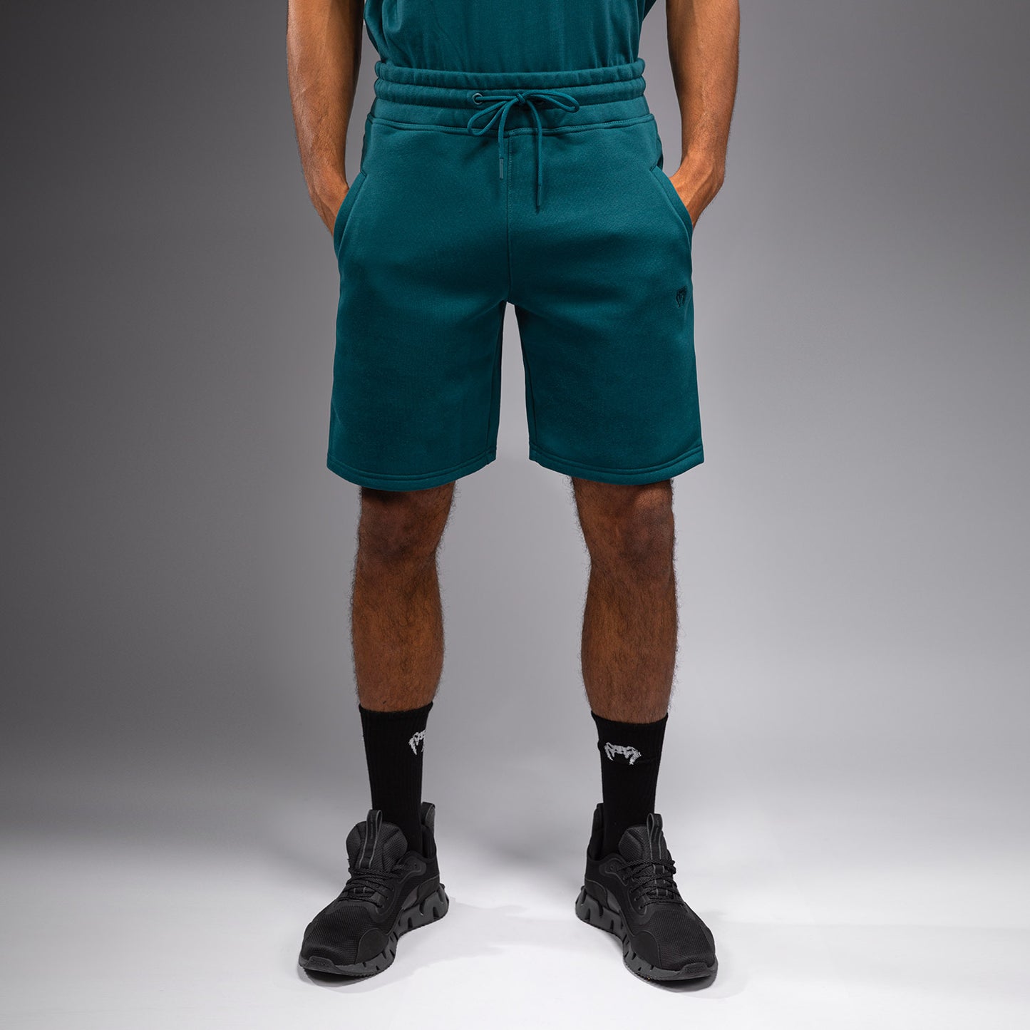 Venum Silent Power Baumwollshorts - Pfauengrün