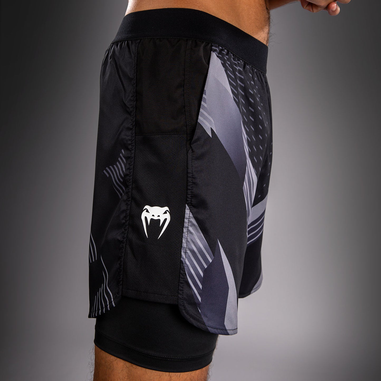 Venum No-Gi 6.0 Trainingsshorts - Schwarz/Weiß