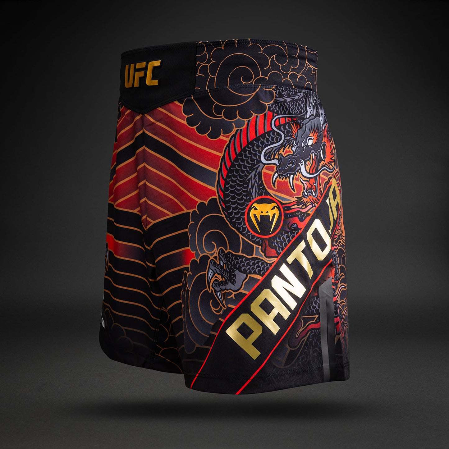 UFC Unrivaled by Venum Männer Alexandre Pantoja Short fit Kampfhosen - rot