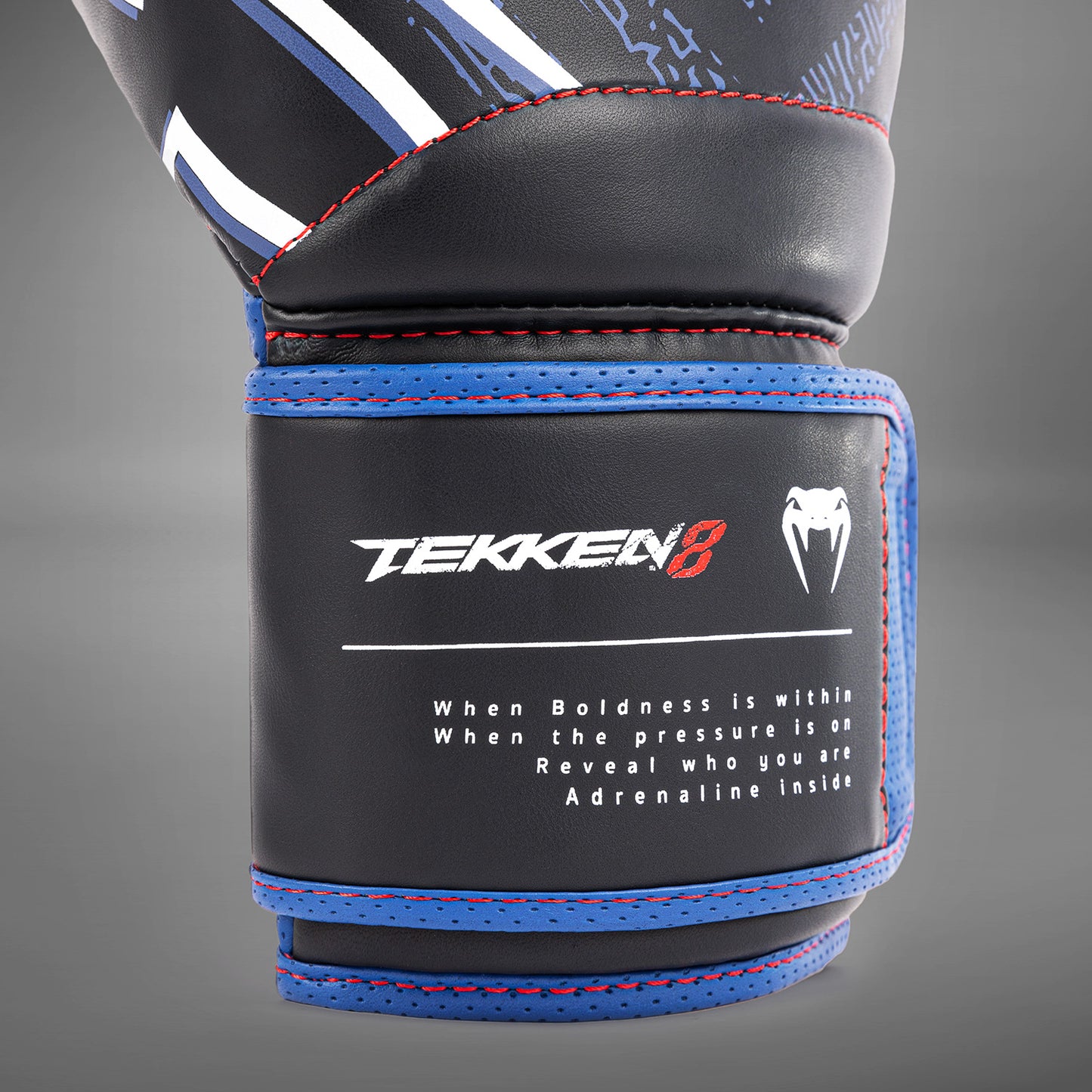 Venum x TEKKEN 8 - Jin Kazama Boxhandschuhe - Blau/Schwarz/Weiß
