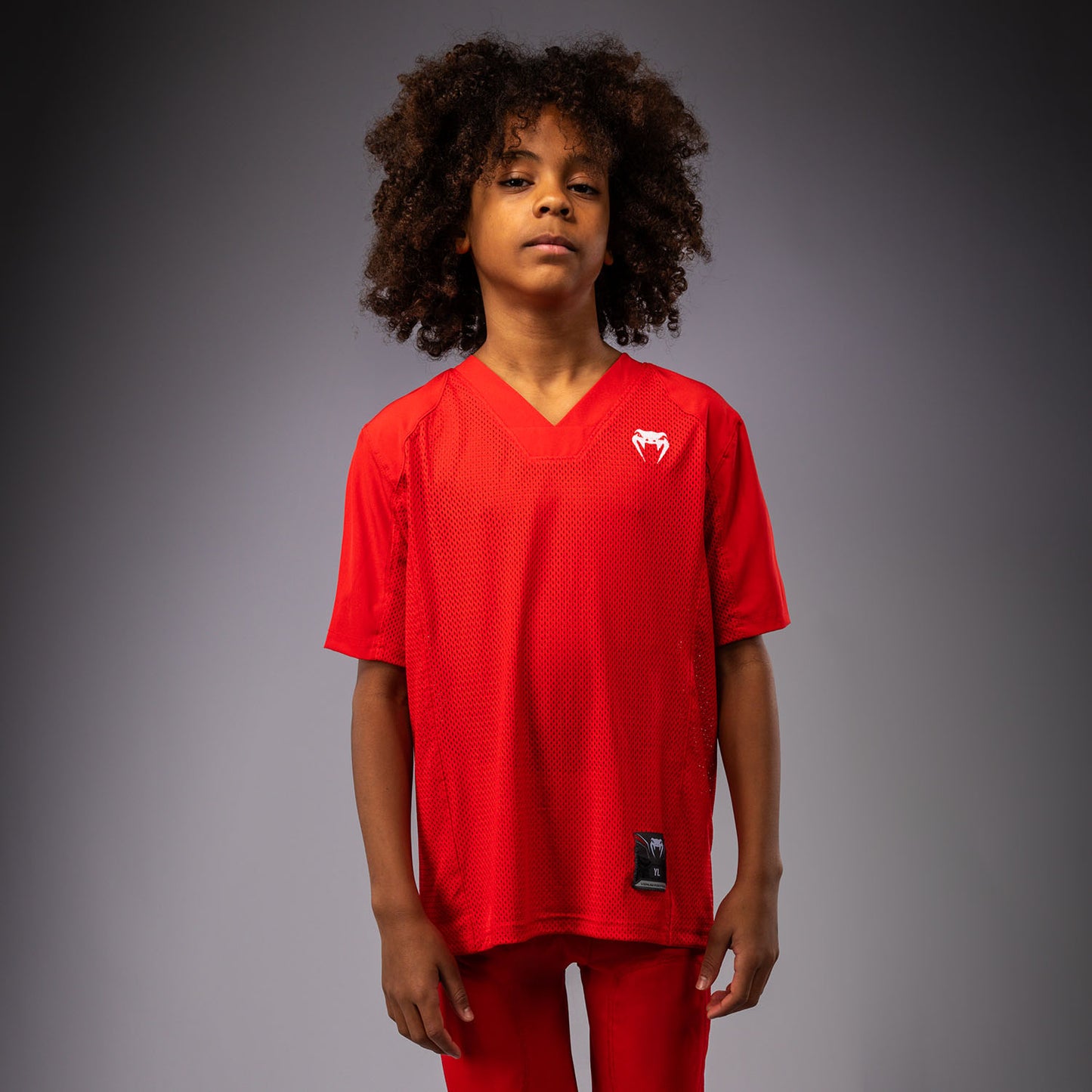 Venum Elite Fußball Kurzarmtrikot für Kinder - Rot