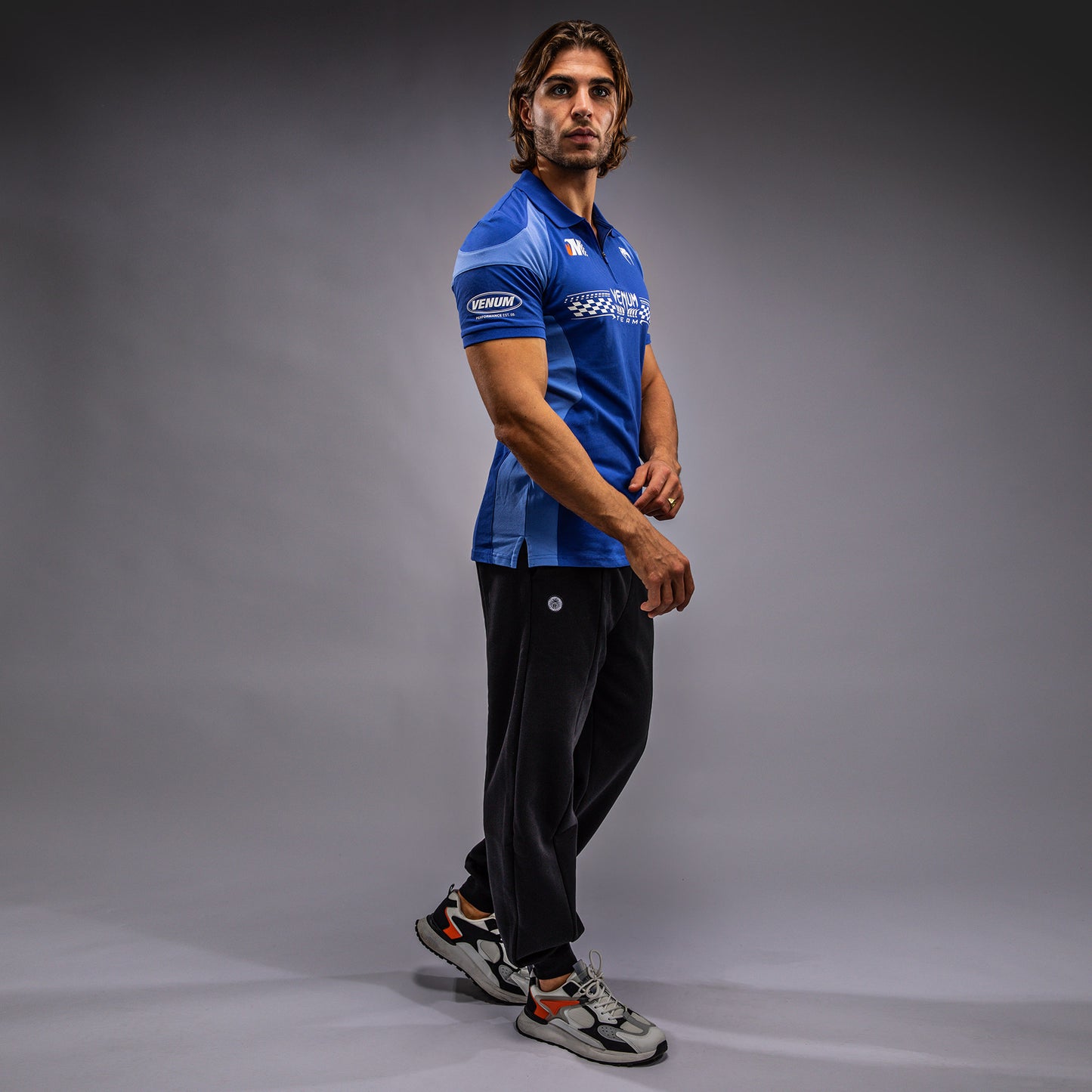 Venum Motorsport Baumwoll-Polo - Königsblau