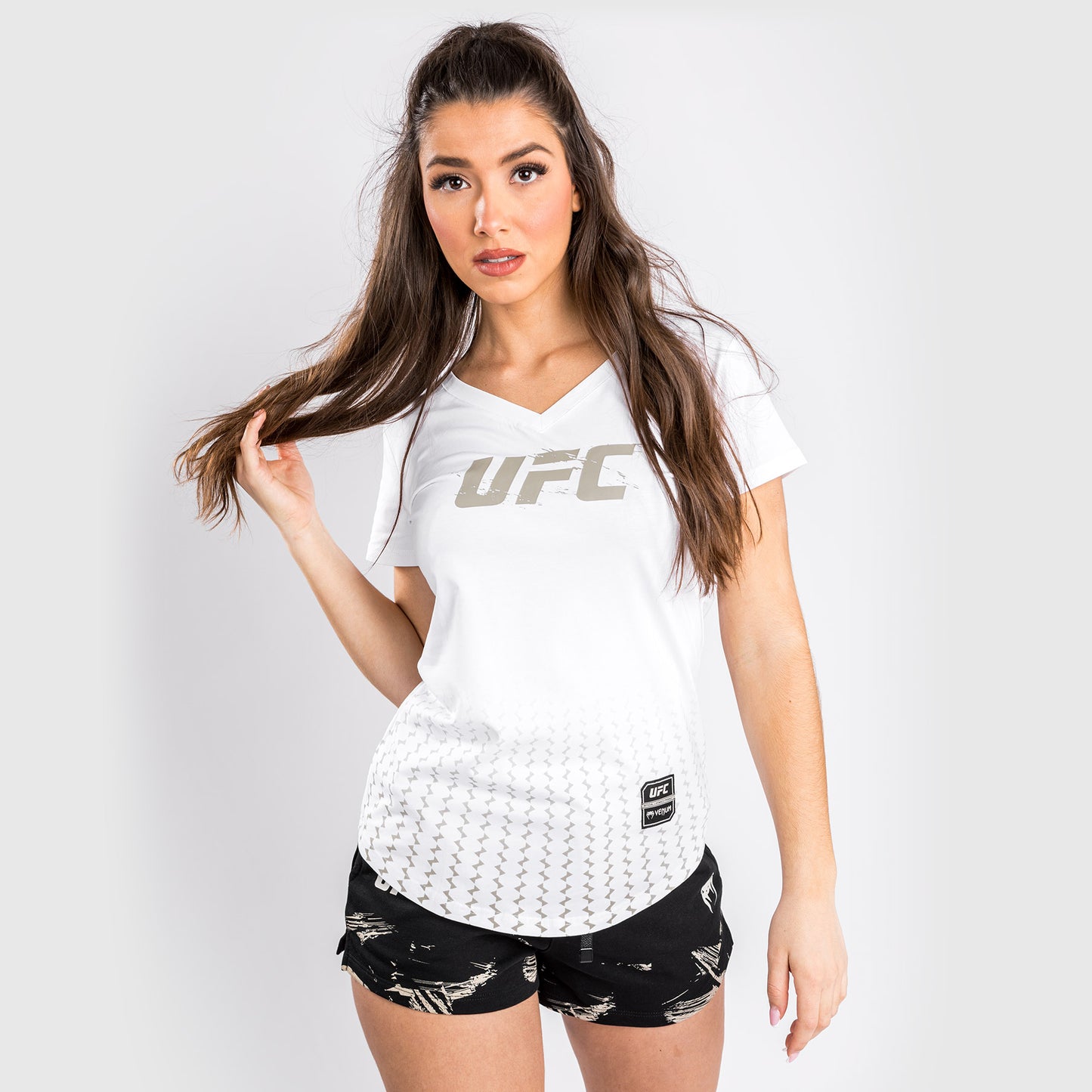 UFC Venum Authentic Fight Week 2.0 T-Shirt – Für Frauen – Weiß