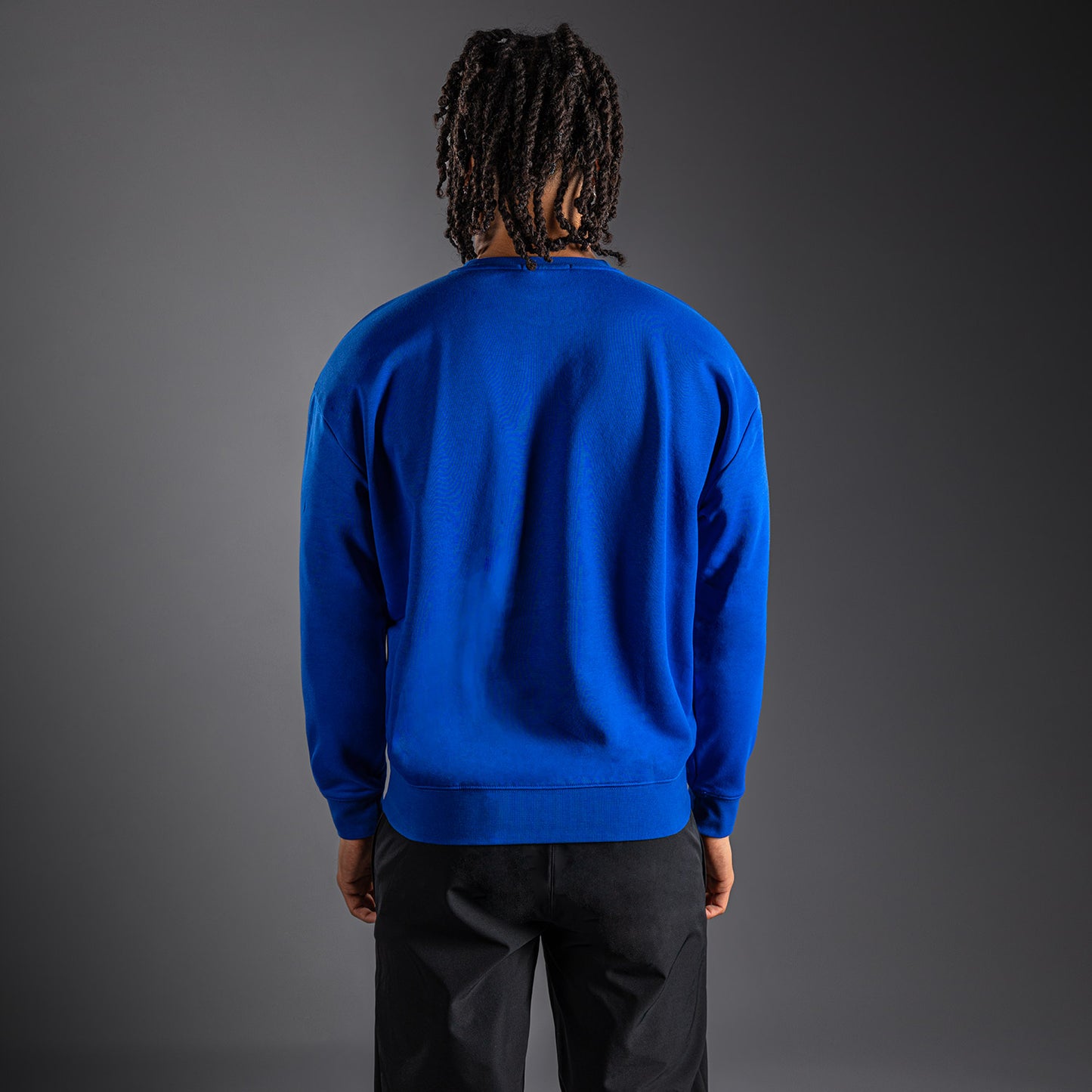 Venum Lineup Fleece Crew - Königsblau/Weiß