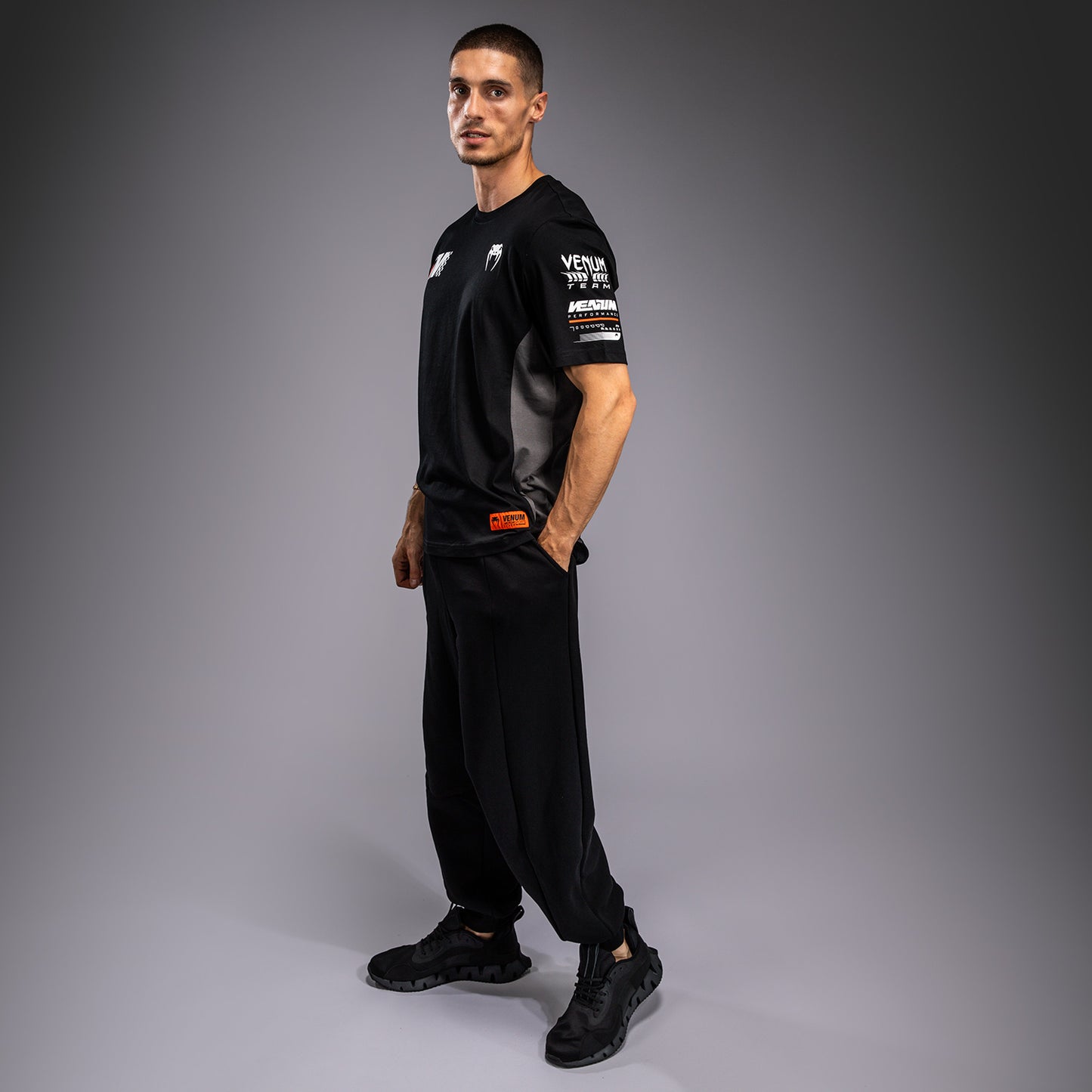 Venum Motorsport T-Shirt - Tiefschwarz