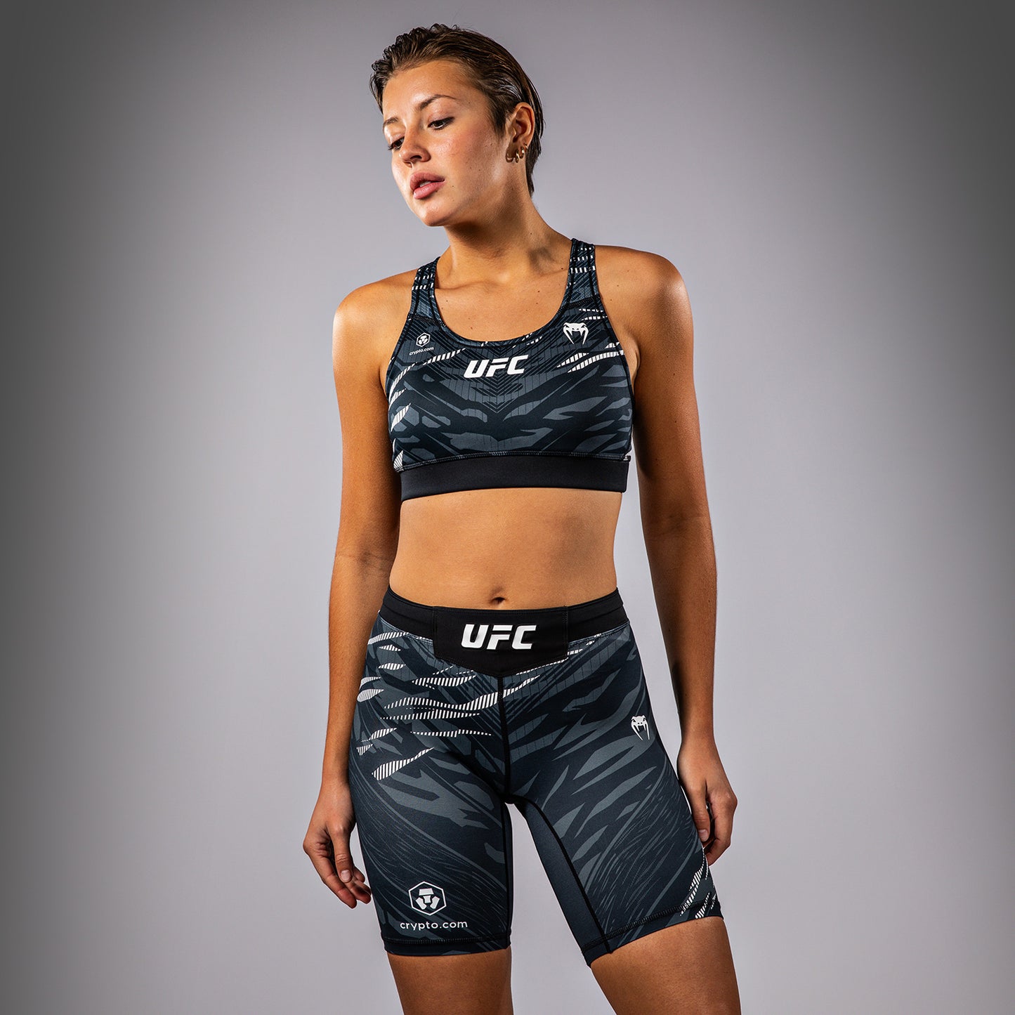 UFC Fusion by Venum Authentic Fight Night Damen Sport-BH - Schwarz
