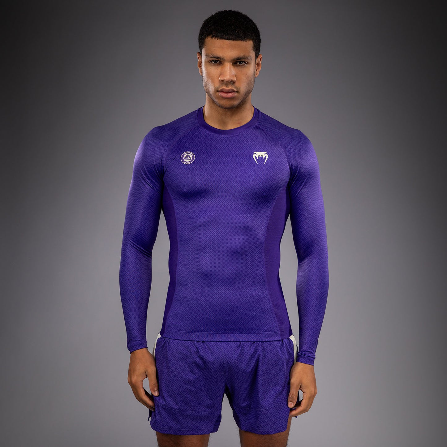 Venum x Roger Gracie Academy Langarm Rashguard - Lila