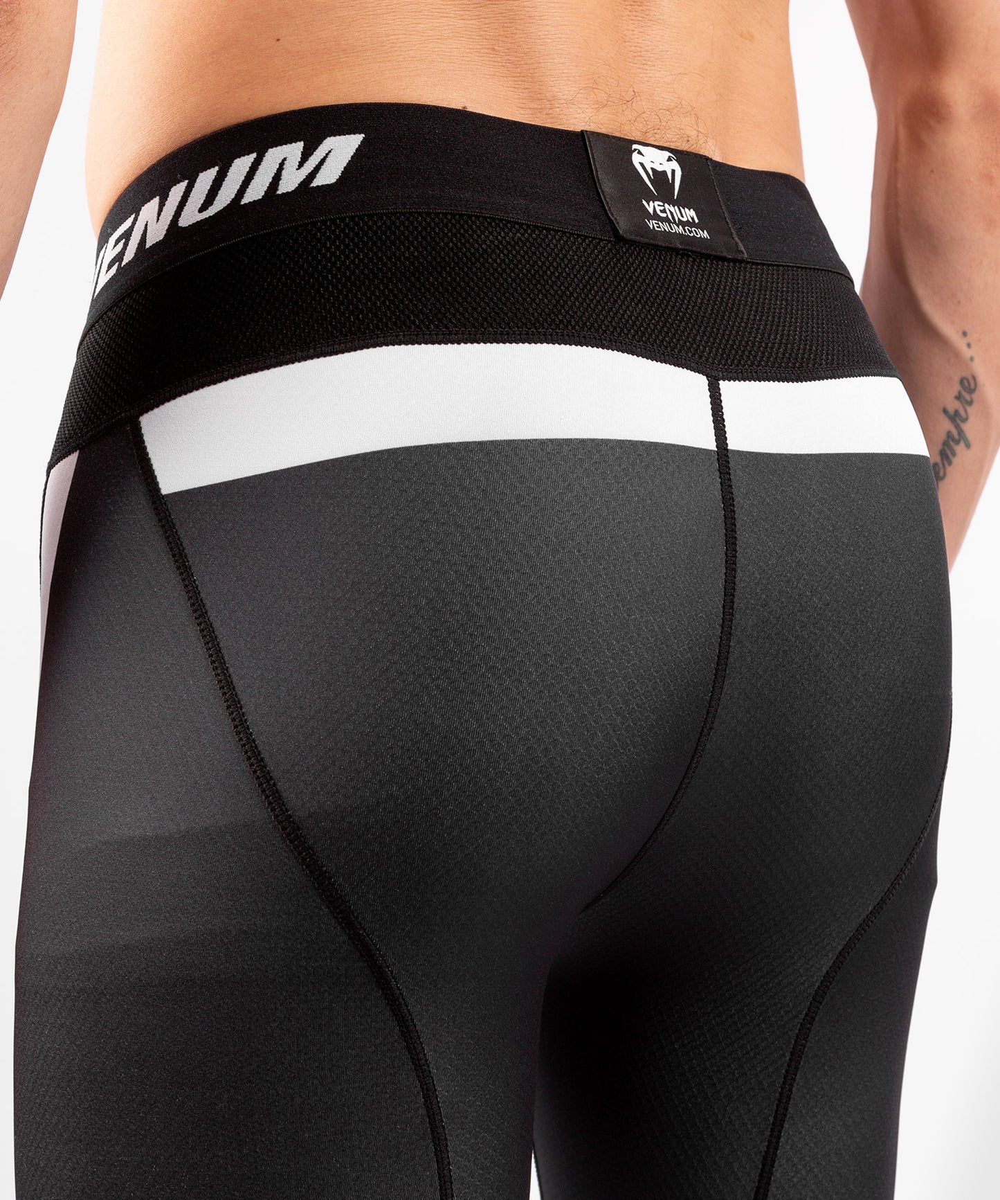 Venum No Gi 3.0 Kompressionshose - Schwarz/Weiß