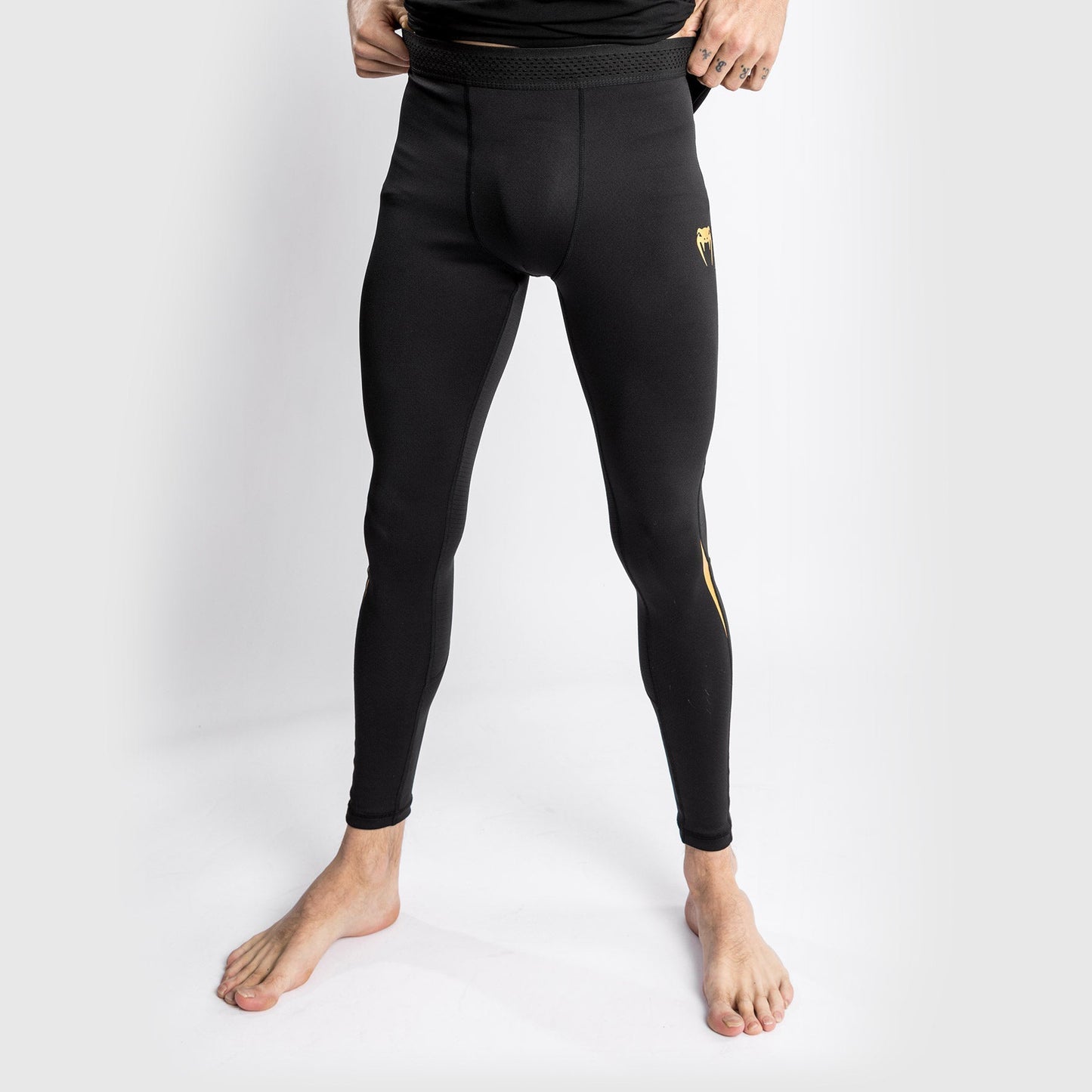 Kompressionshose 2.0 :  Schwarz / Gold