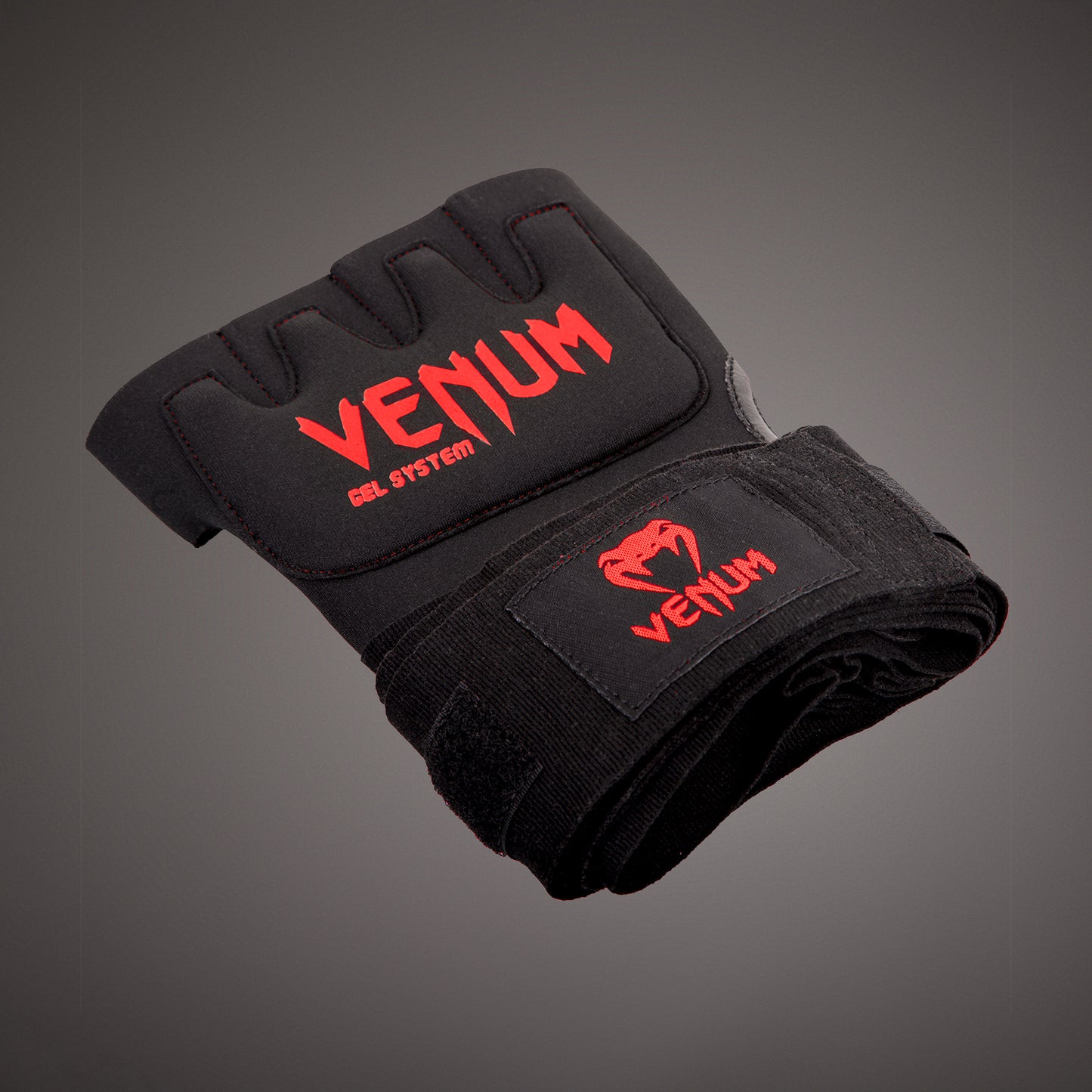 Venum Gel Kontact Handschuh Wraps - Schwarz/Rot