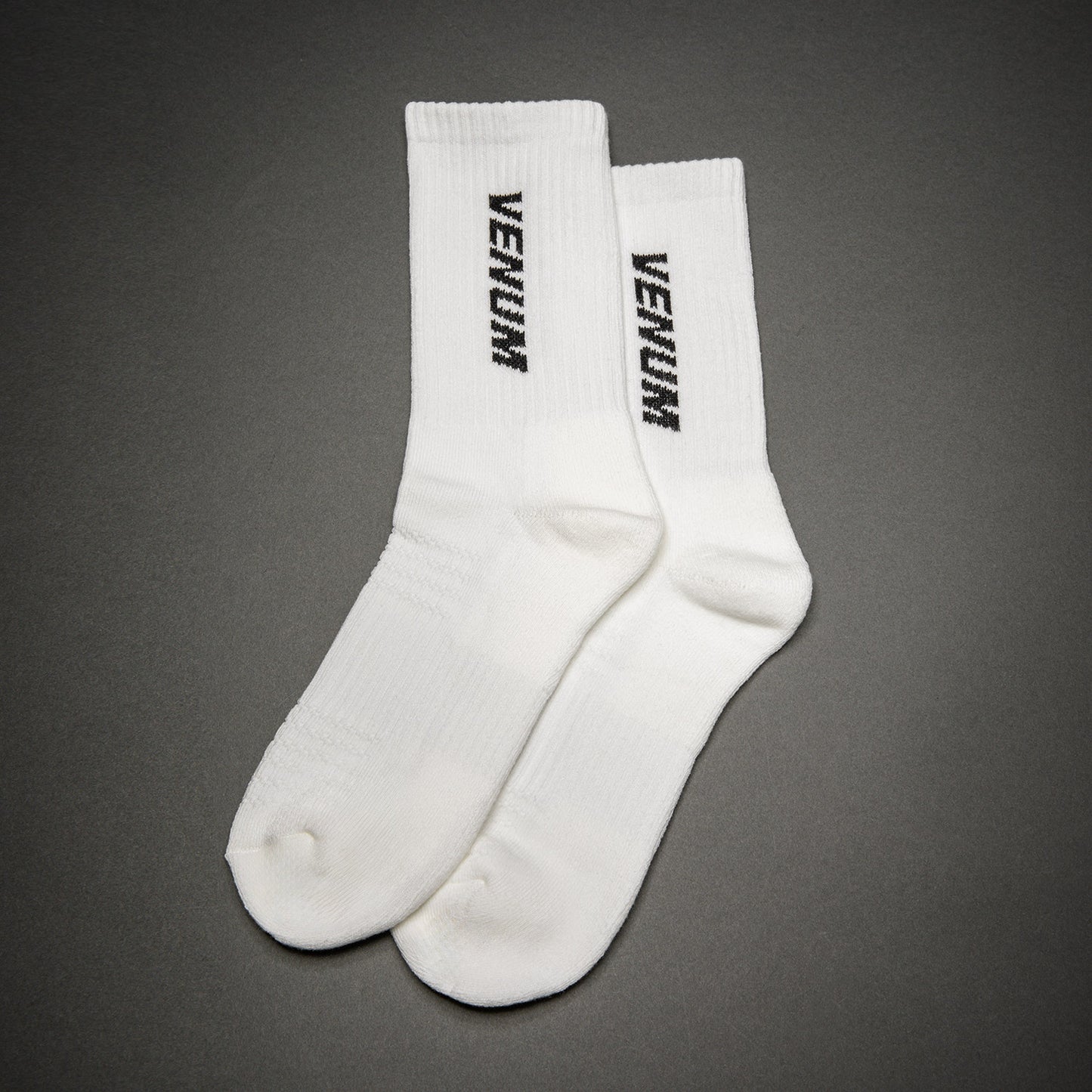 Venum Essential Crew Socken (Set mit 3 Paar) – Weiß/Schwarz