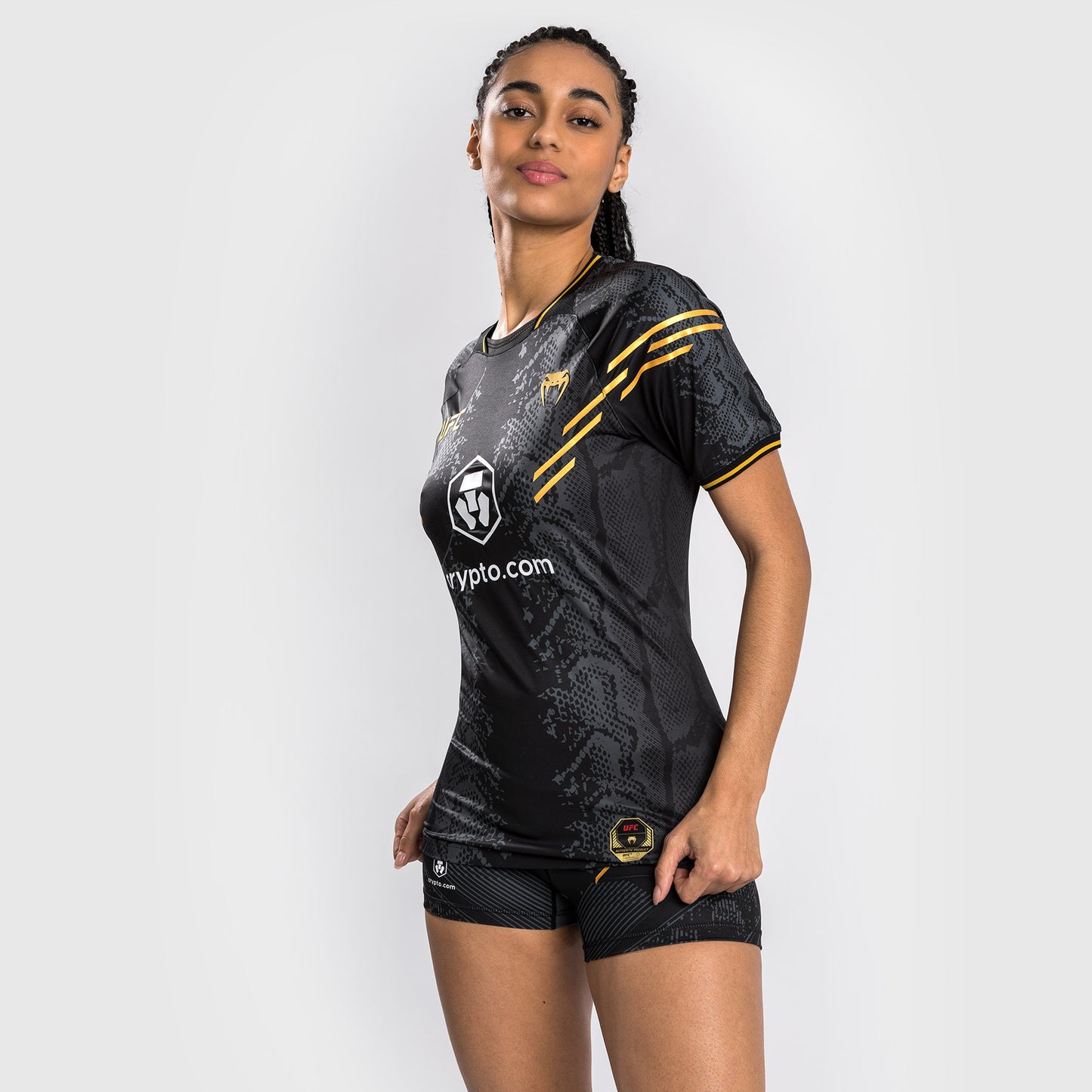 UFC Adrenaline by Venum Personalisierte Authentic Fight Night Frauen Walkout Jersey - Champion