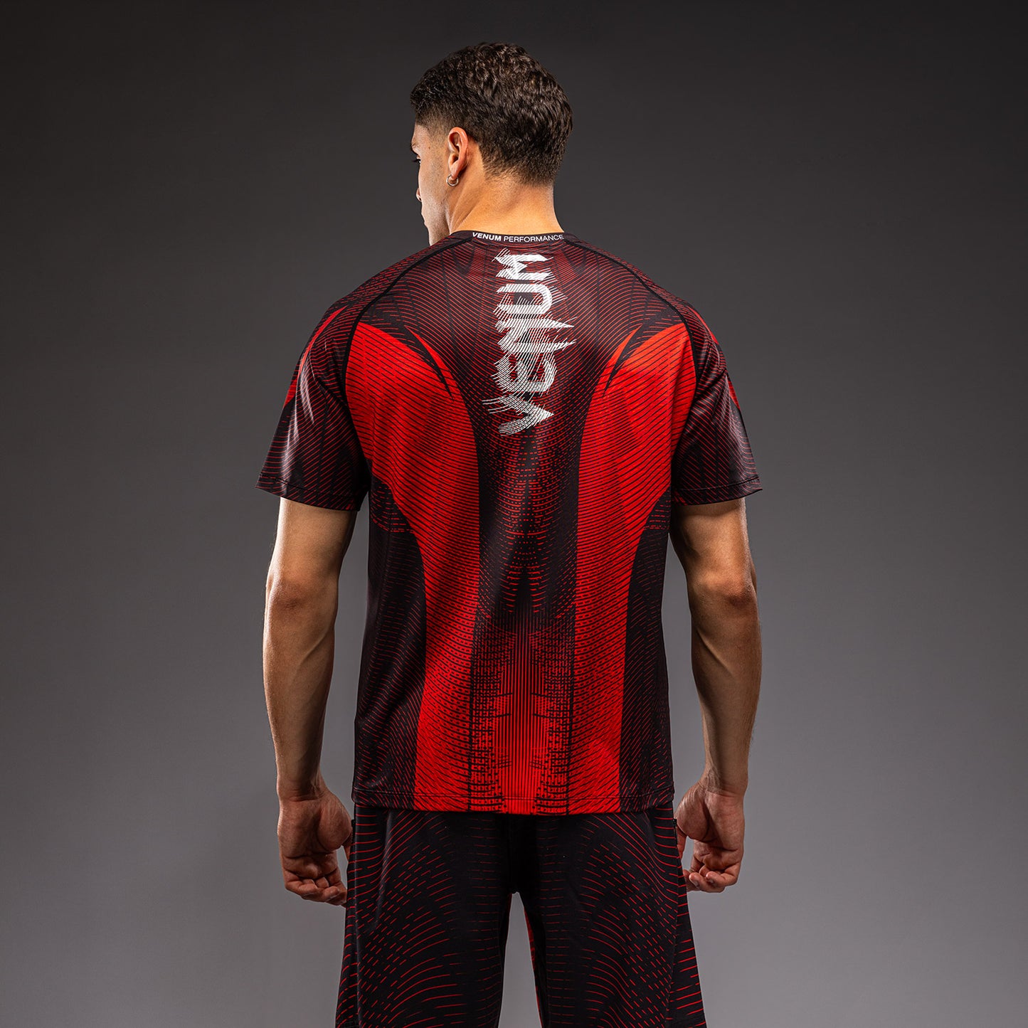 Venum Galactic 3.0 Dry-Tech T-Shirt - Rot/Silber