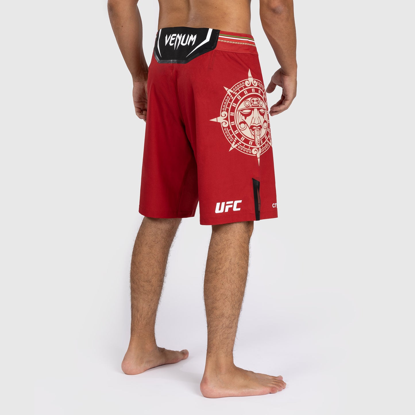 Noche UFC by Venum  Authentic Fight Night Herren Kampfshorts - Lange Passform - Rot