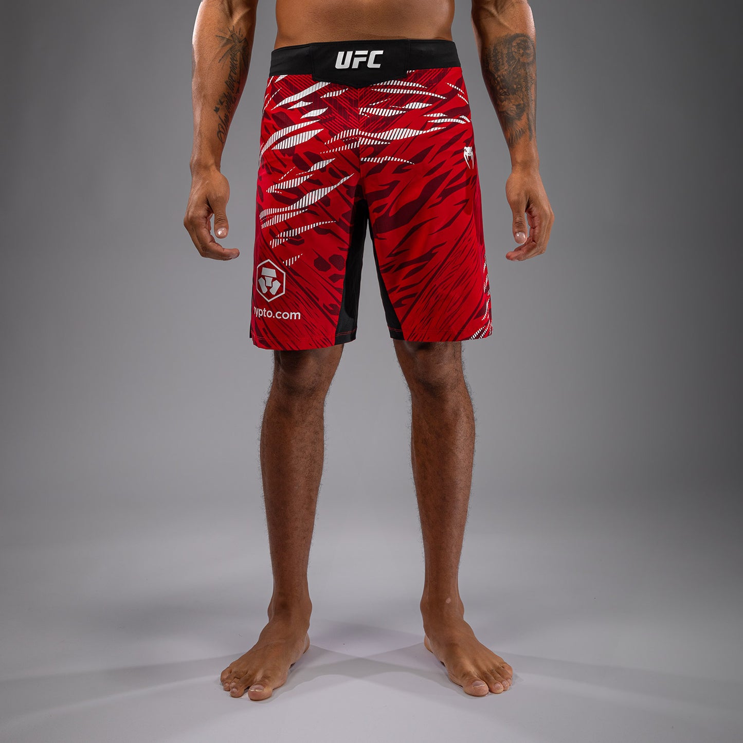UFC Fusion by Venum Authentic Fight Night Herren Fight Short - Long Fit - Rot