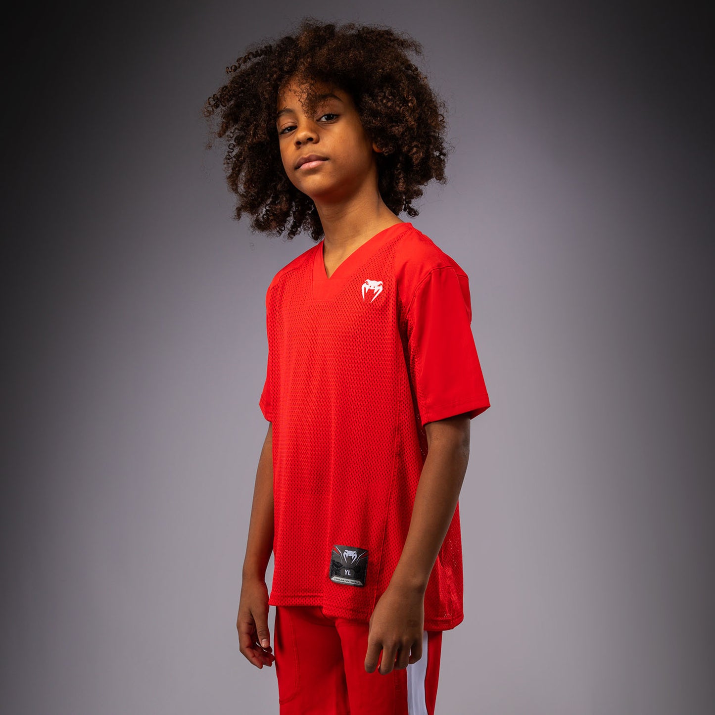 Venum Elite Fußball Kurzarmtrikot für Kinder - Rot