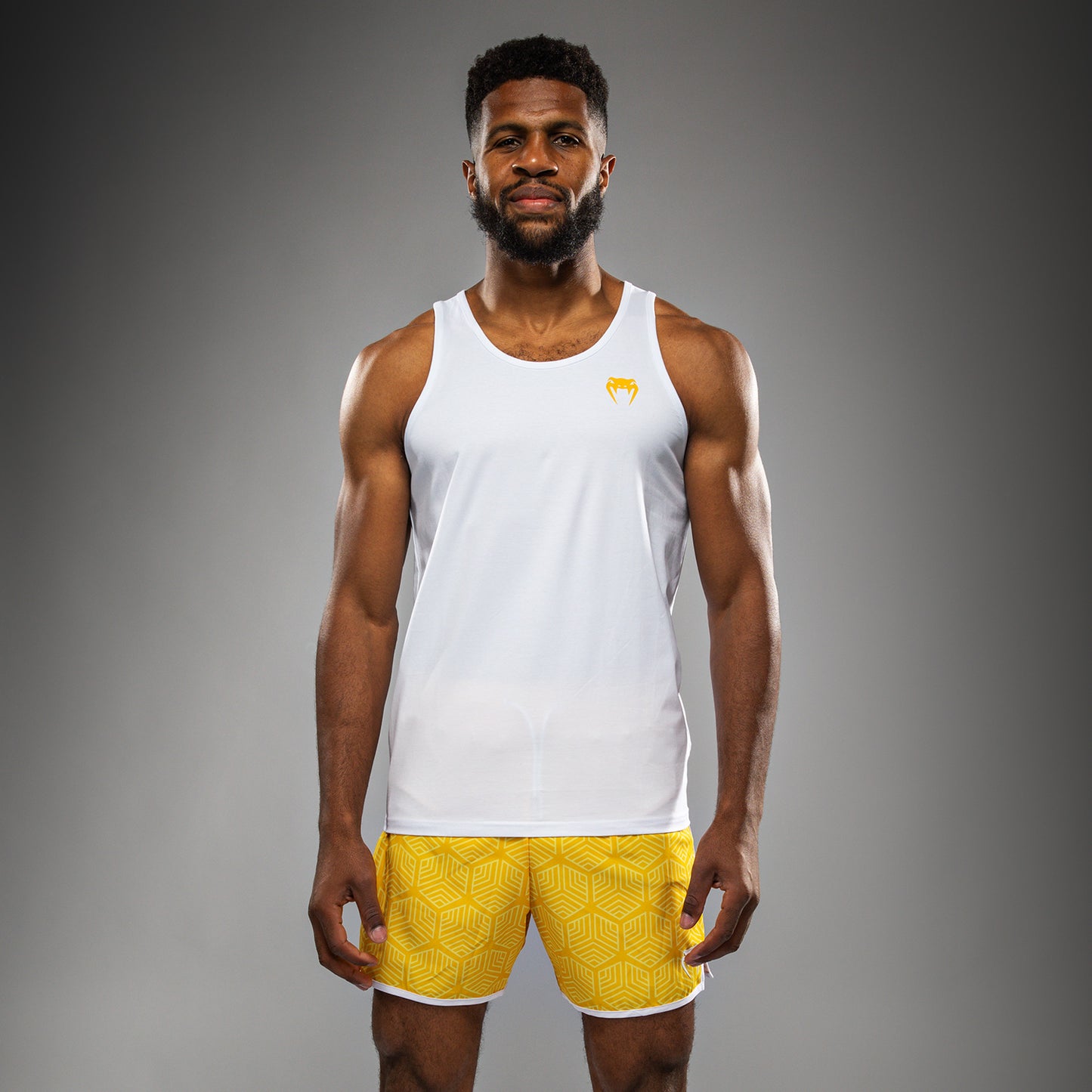 Venum Octane Tank Top - Weiß/Vibrant Gelb