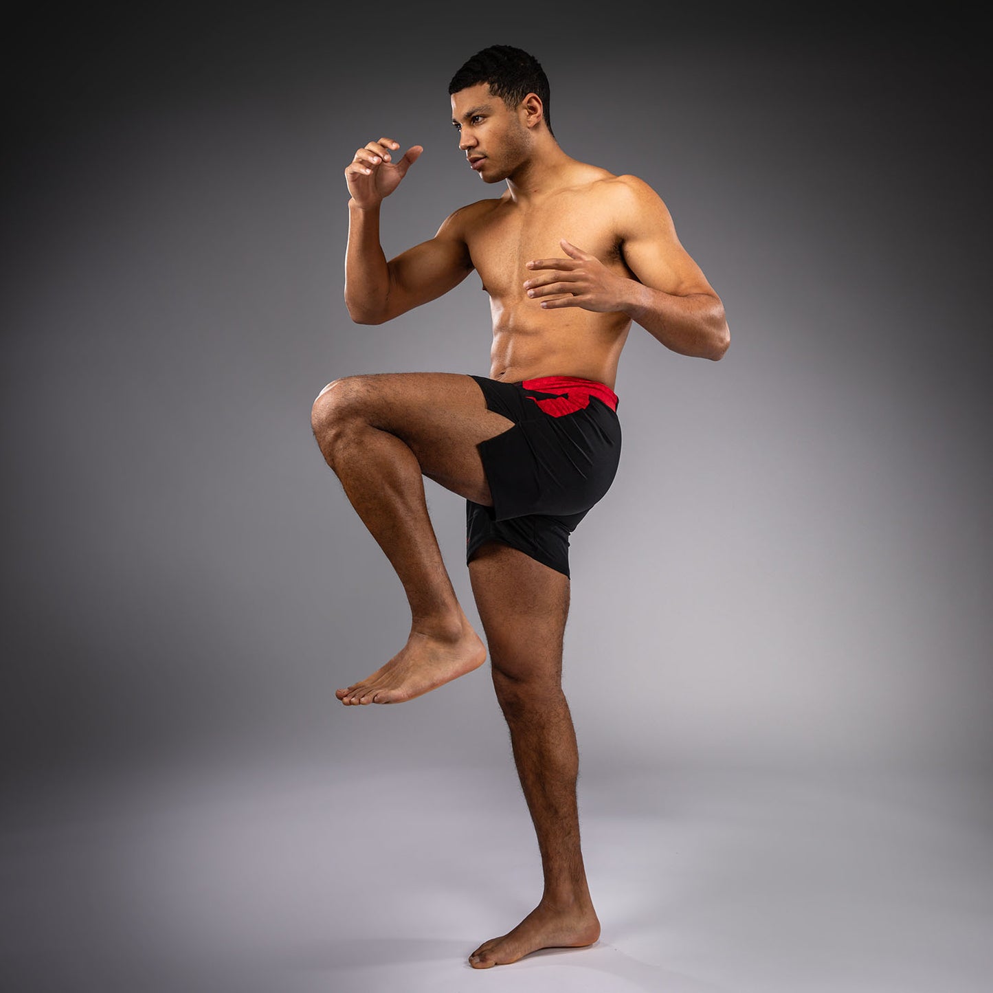 Venum x Roger Gracie Signature Fightshorts - Schwarz/Rot