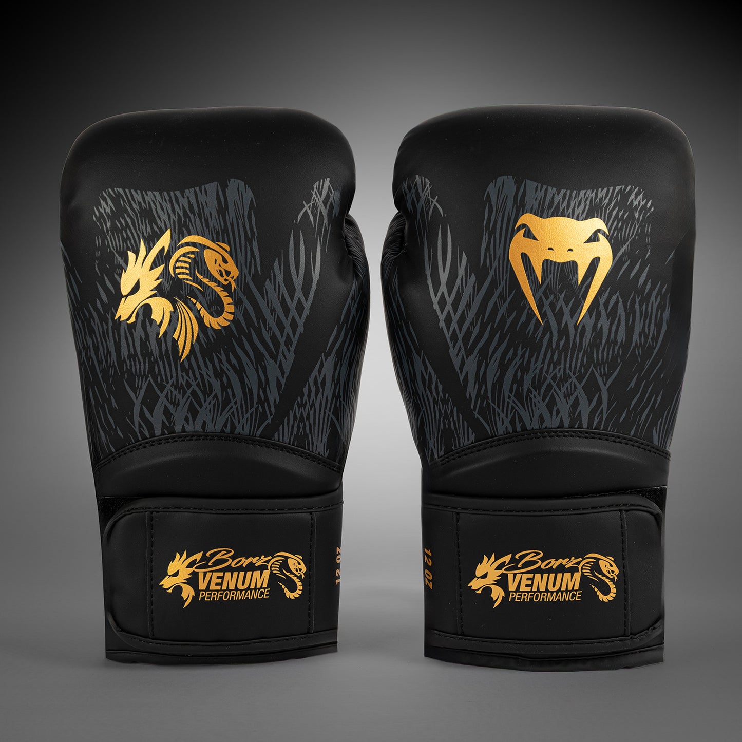 Venum x Chimaev Boxhandschuhe - Schwarz/Grau