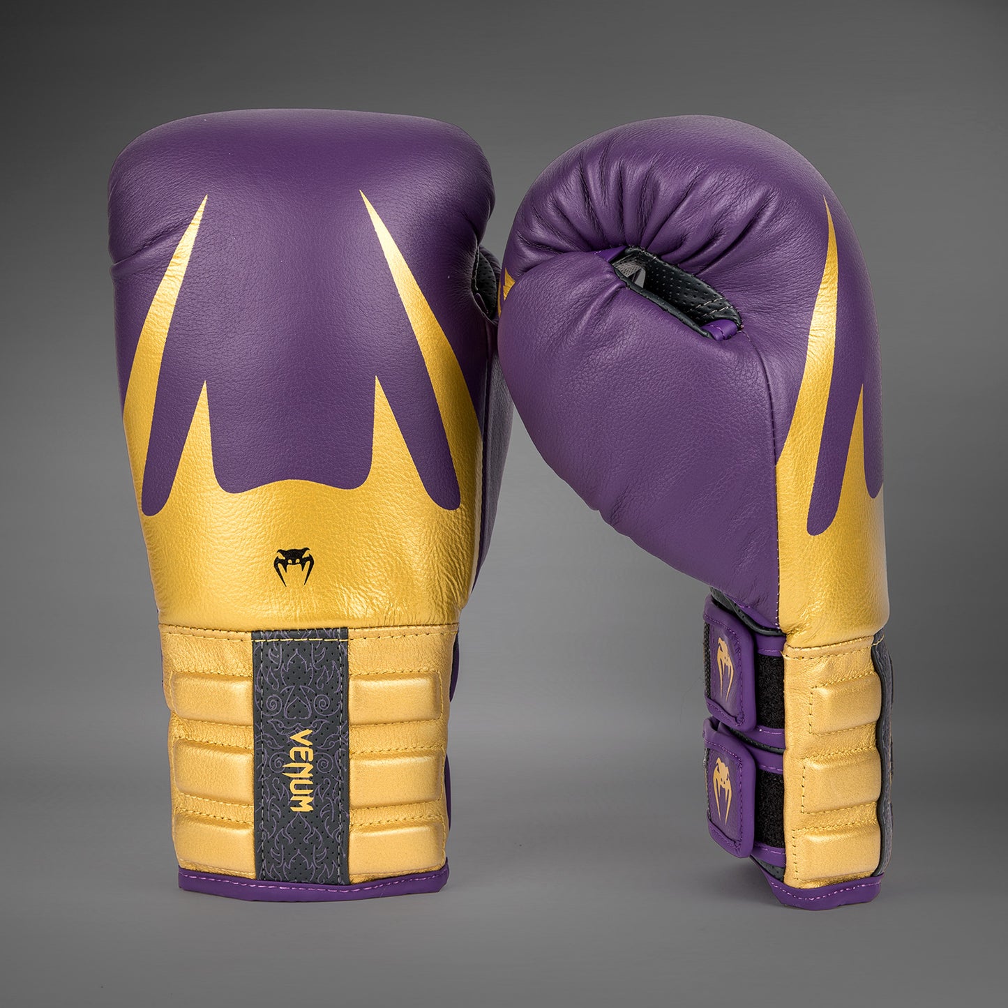 Venum Reverso Boxhandschuhe - Dunkellila/Gold
