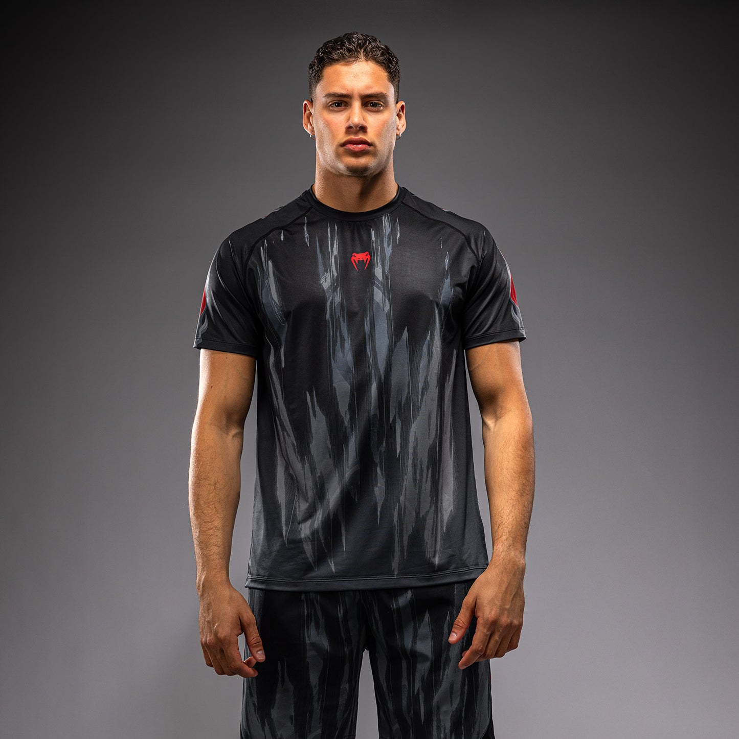 Venum Demon Dry-Tech-T-Shirt - Schwarz/Grau
