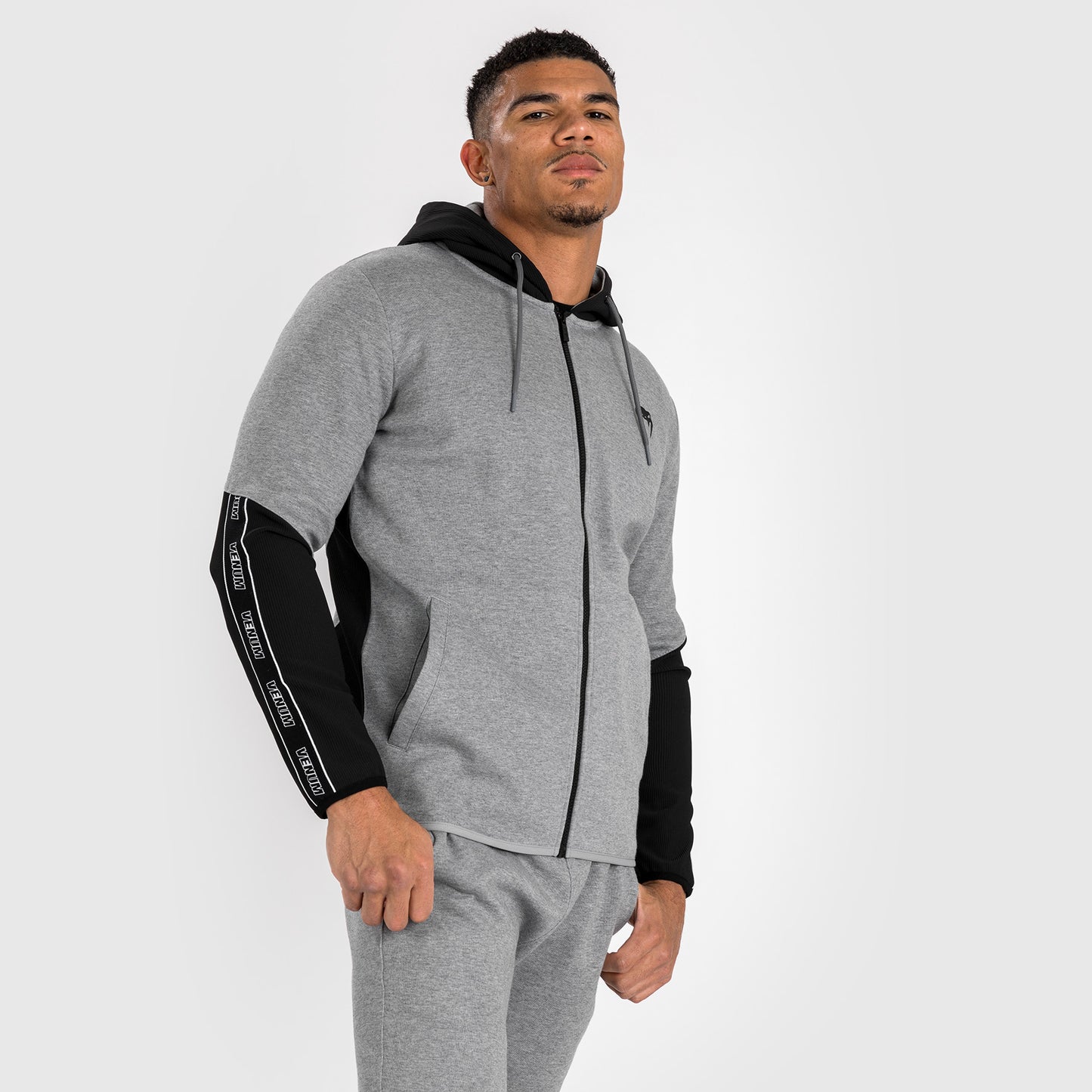 Venum Contender 4.0 Herren Hoodie - Grau/Schwarz