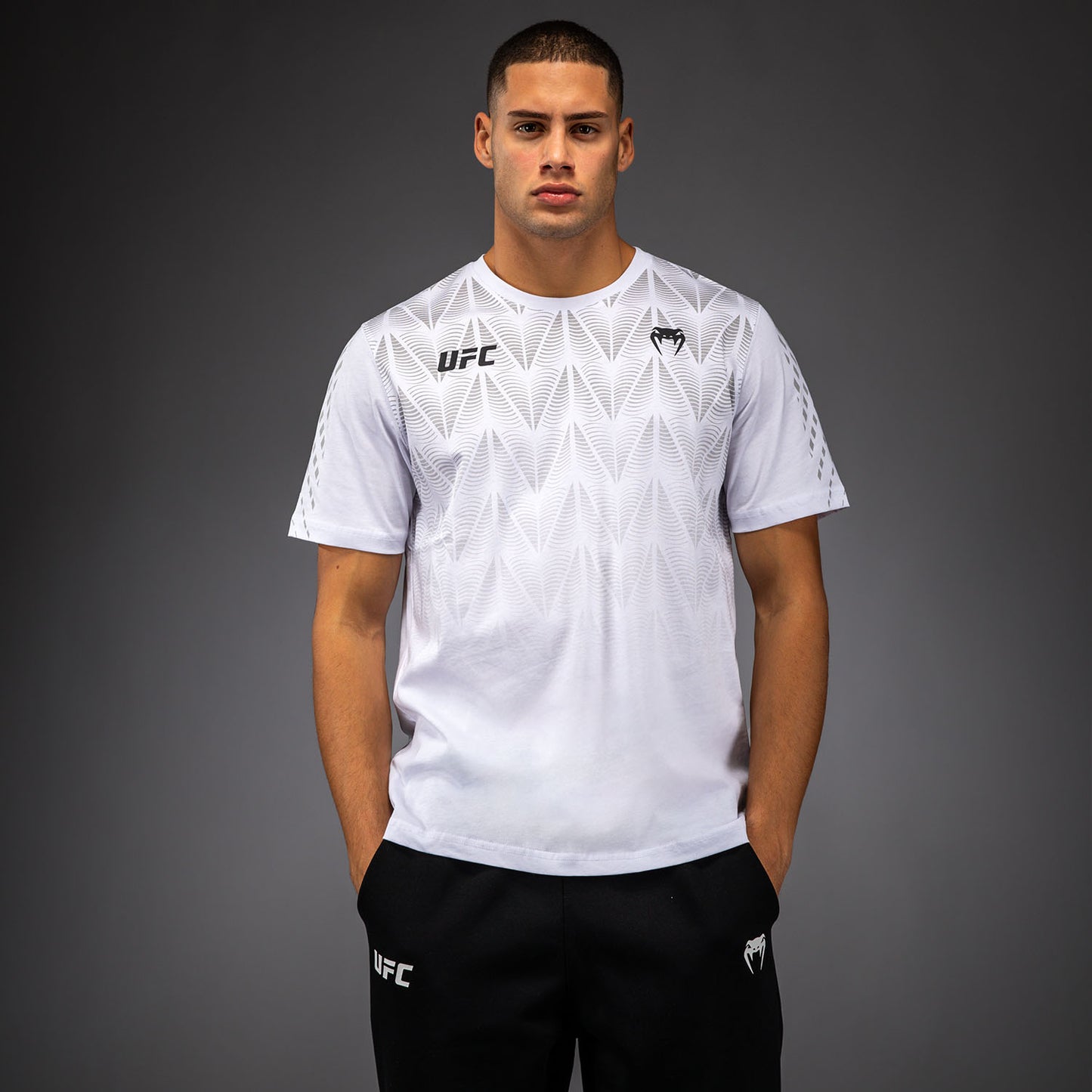 UFC Zenith by Venum Replica T-Shirt Herren - Weiß