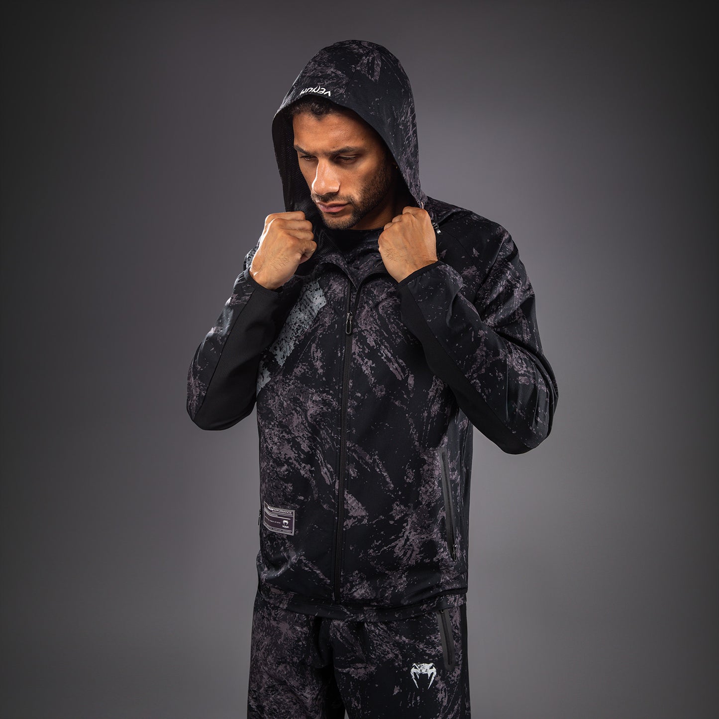 Venum Rage & Workout Trainingsjacke - Schwarz/Grau