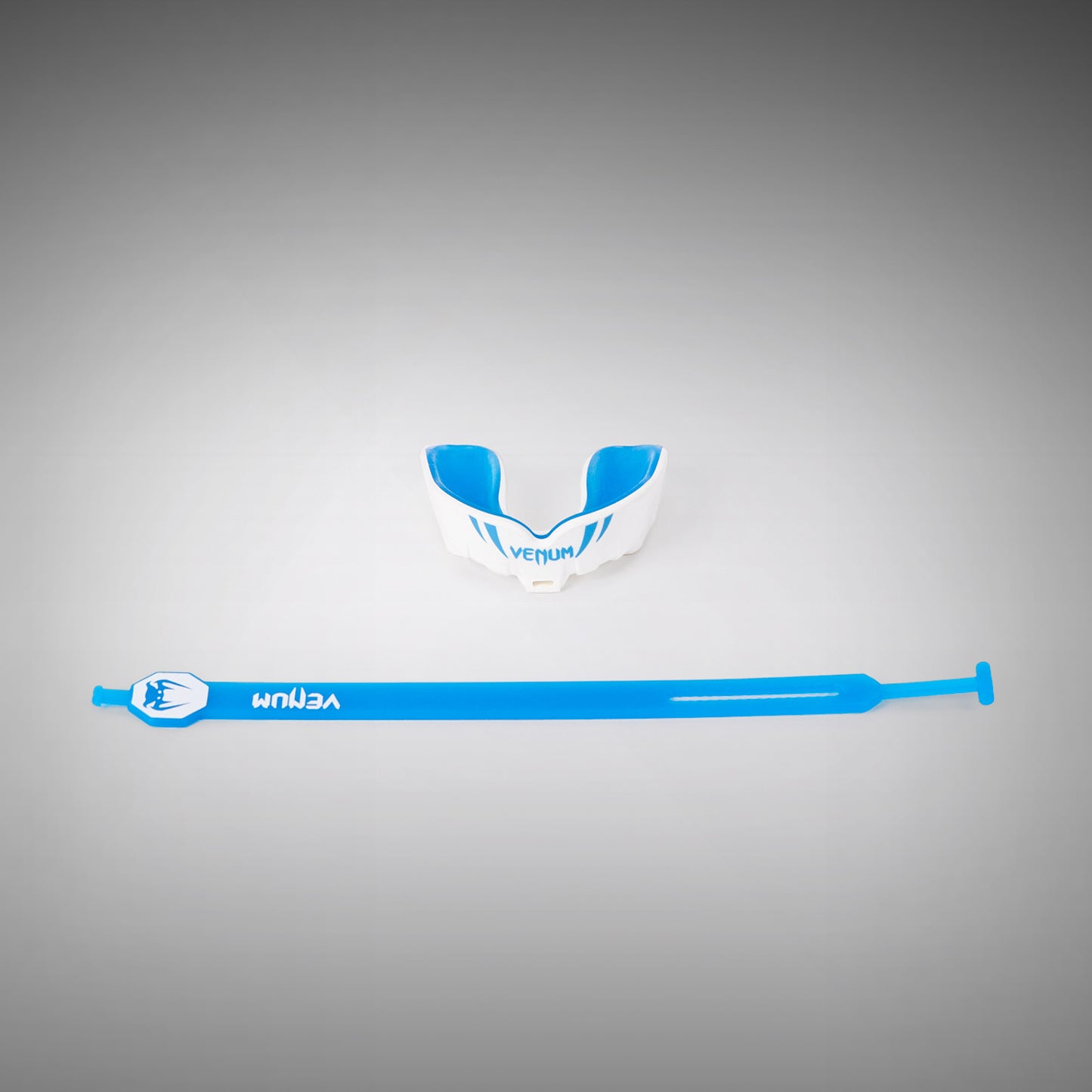 Venum Challenger Kinder Mundschutz Riemen/Ohne Riemen - Weiß/Blau
