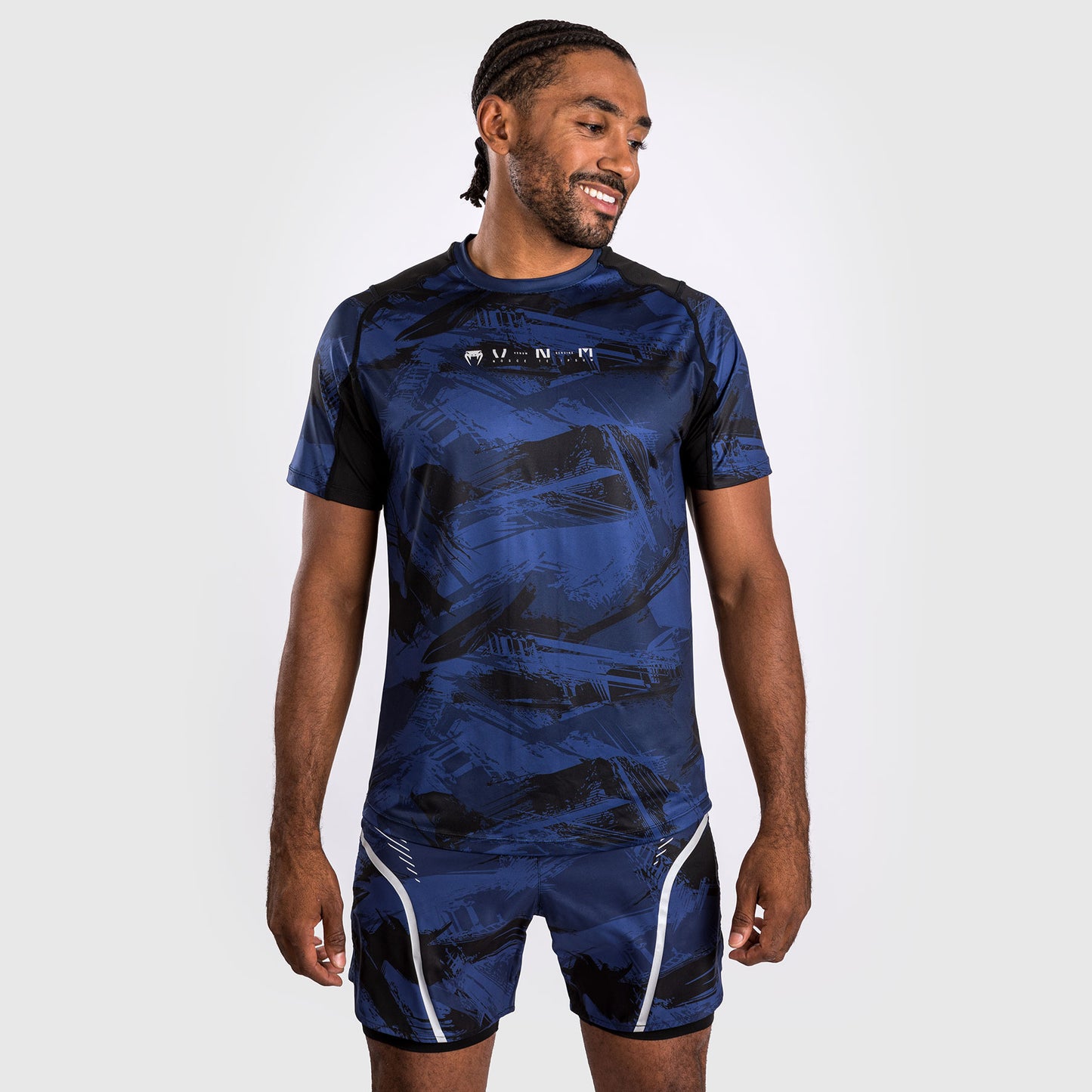Venum Electron 3.0 Dry-Tech T-Shirt - Marineblau