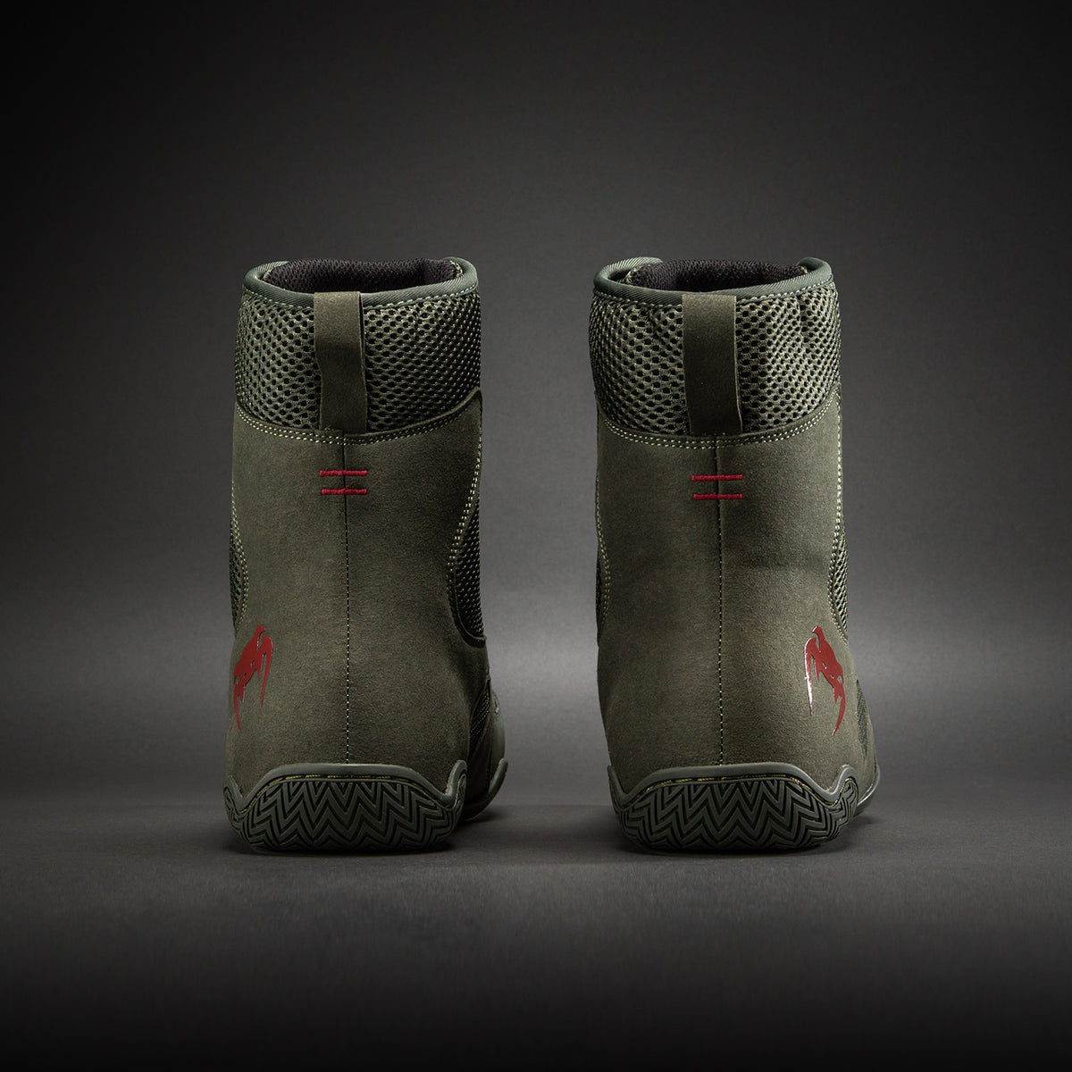 Venum Contender Boxschuhe - Khaki/Rot