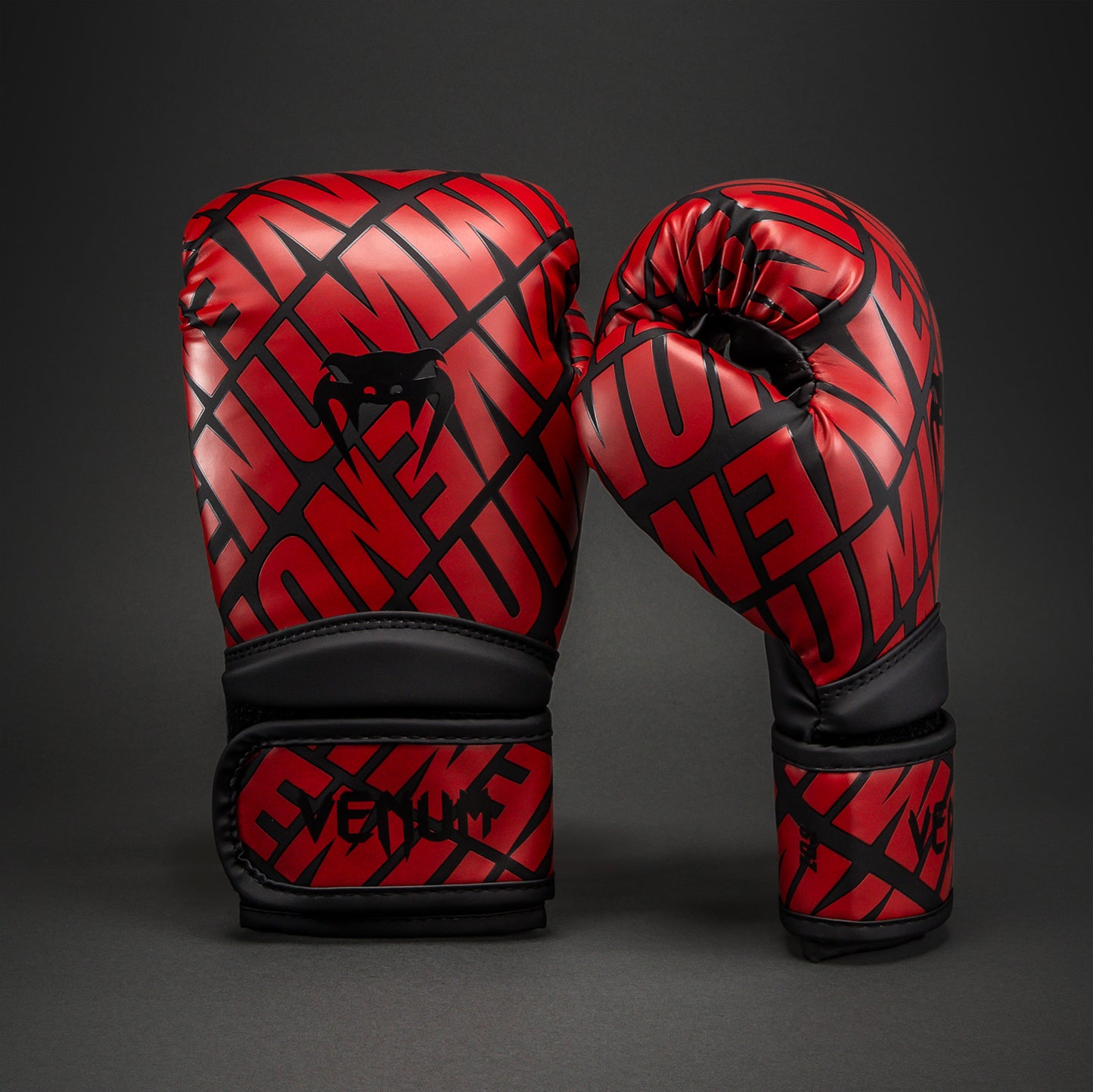 Venum Contender 1.5 XT 3D Boxhandschuhe für Kinder - Schwarz/Rot