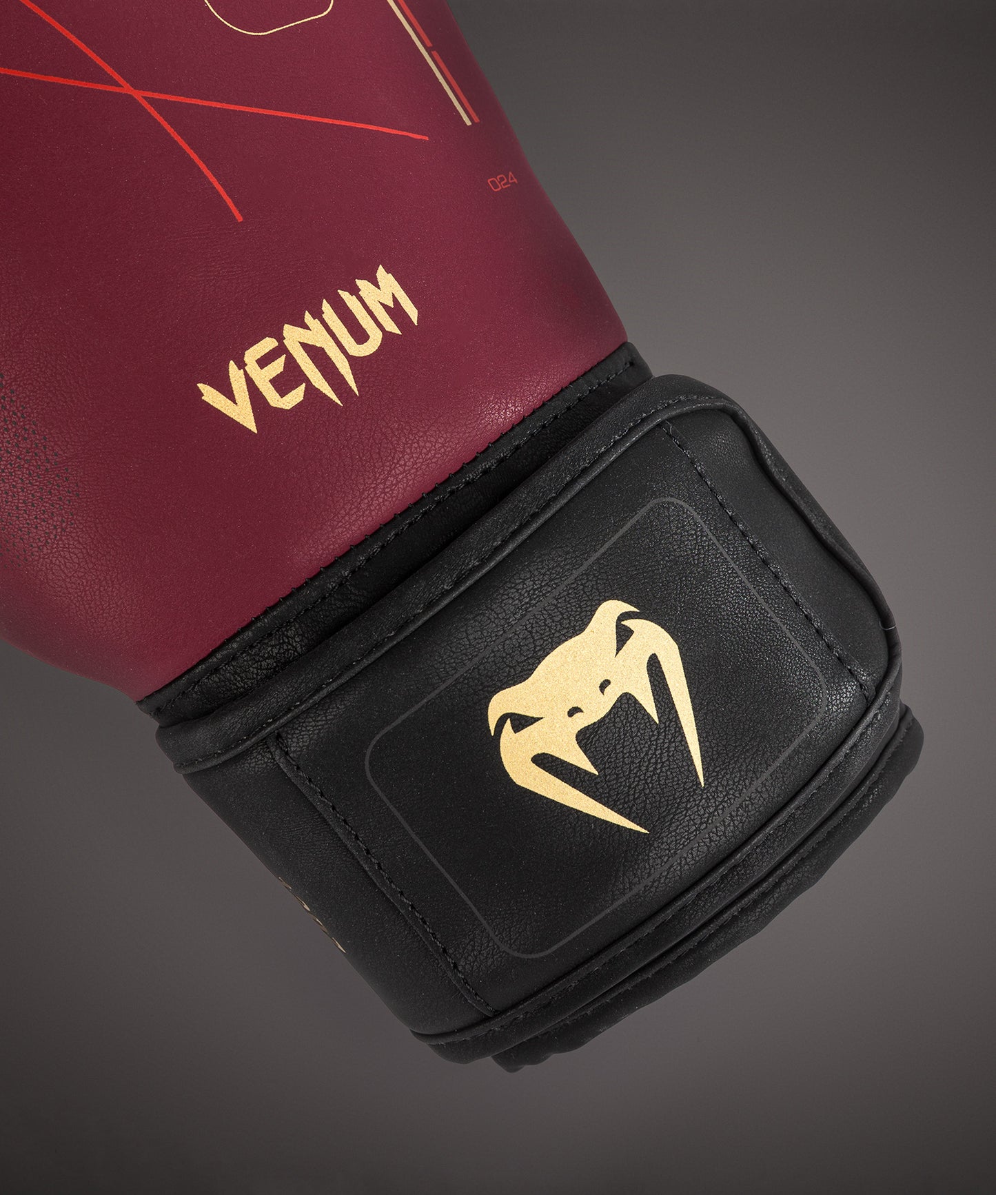 Venum Tactical XT Boxhandschuhe - Schwarz/Burgund/Gold